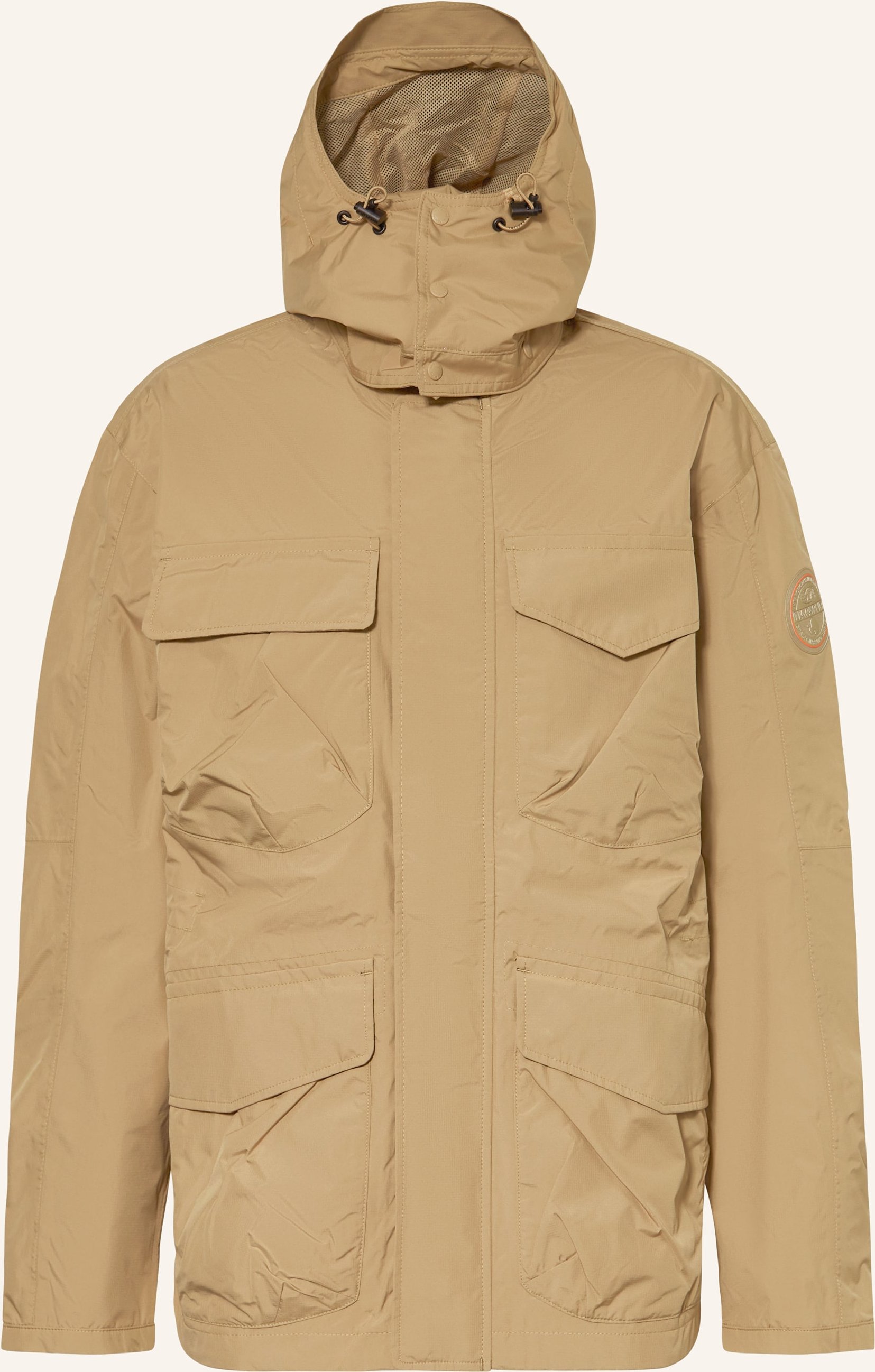 Napapijri Fieldjacket Rivalto Mit Abnehmbarer Kapuze beige