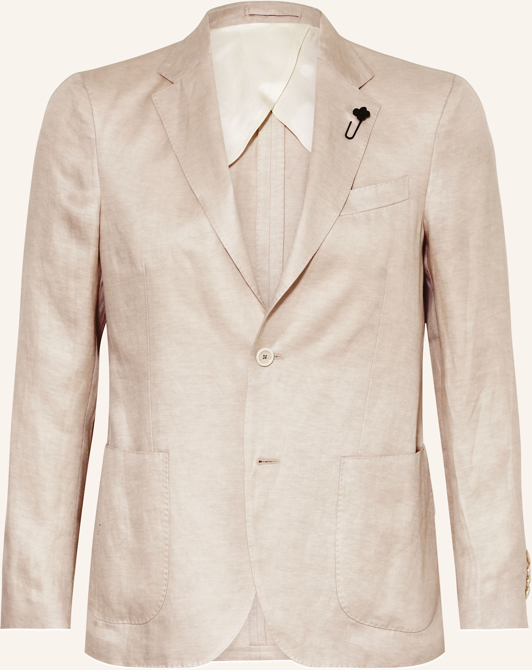 Lardini Anzugsakko Extra Slim Fit Aus Leinen beige