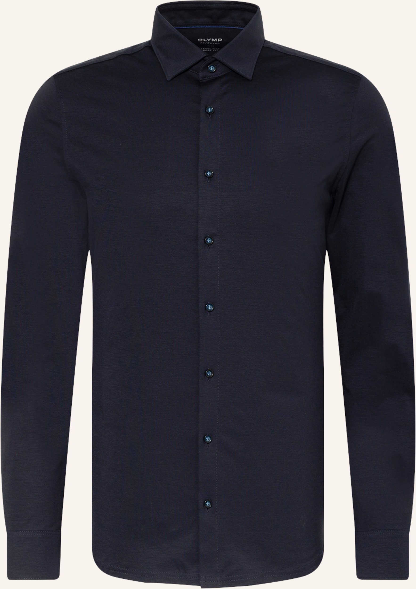 Thumbnail - Olymp Jerseyhemd Level Five 24/Seven Body Fit blau
