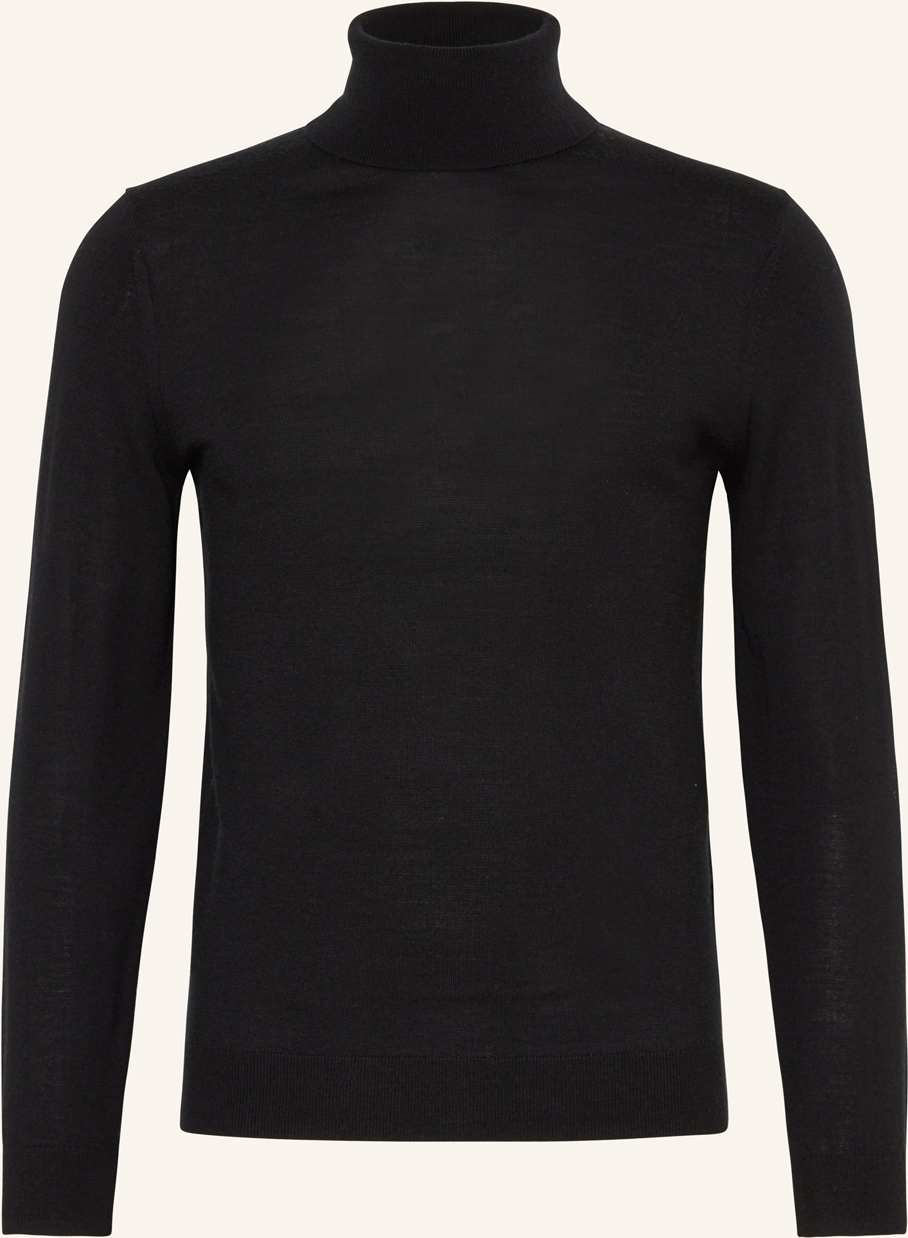 Reiss Rollkragenpullover Caine Aus Merinowolle schwarz