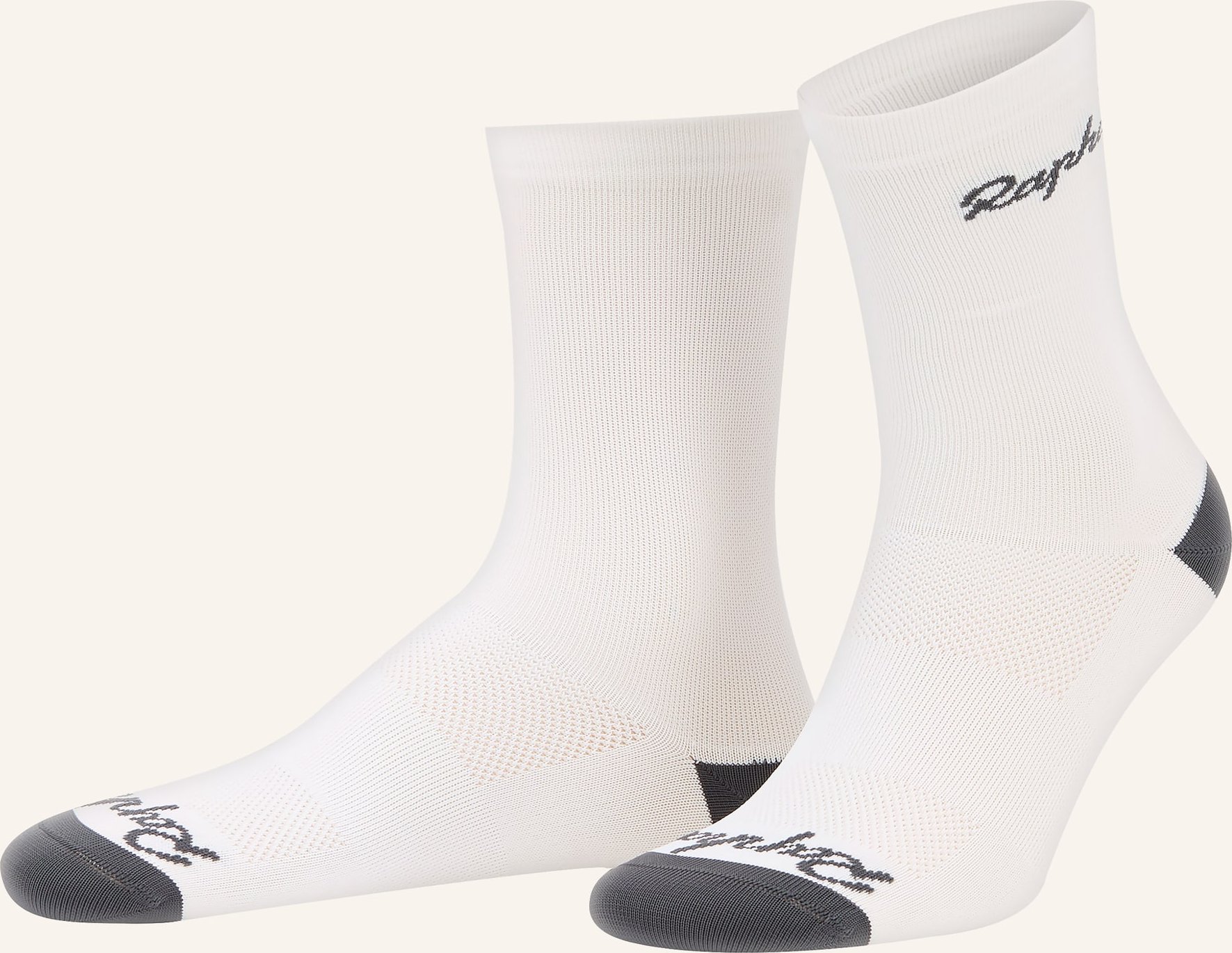 Rapha Socken Logo weiss