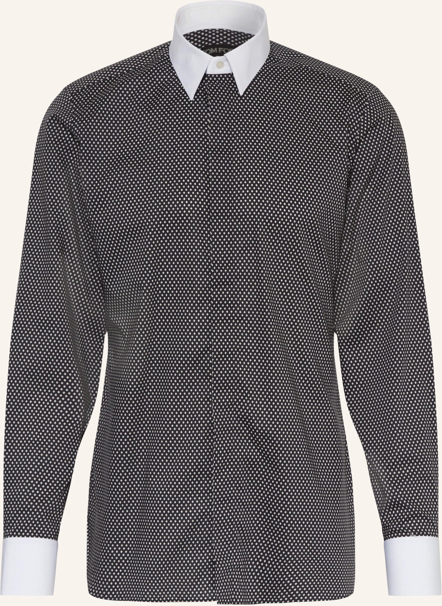 Tom Ford Hemd Classic Fit schwarz