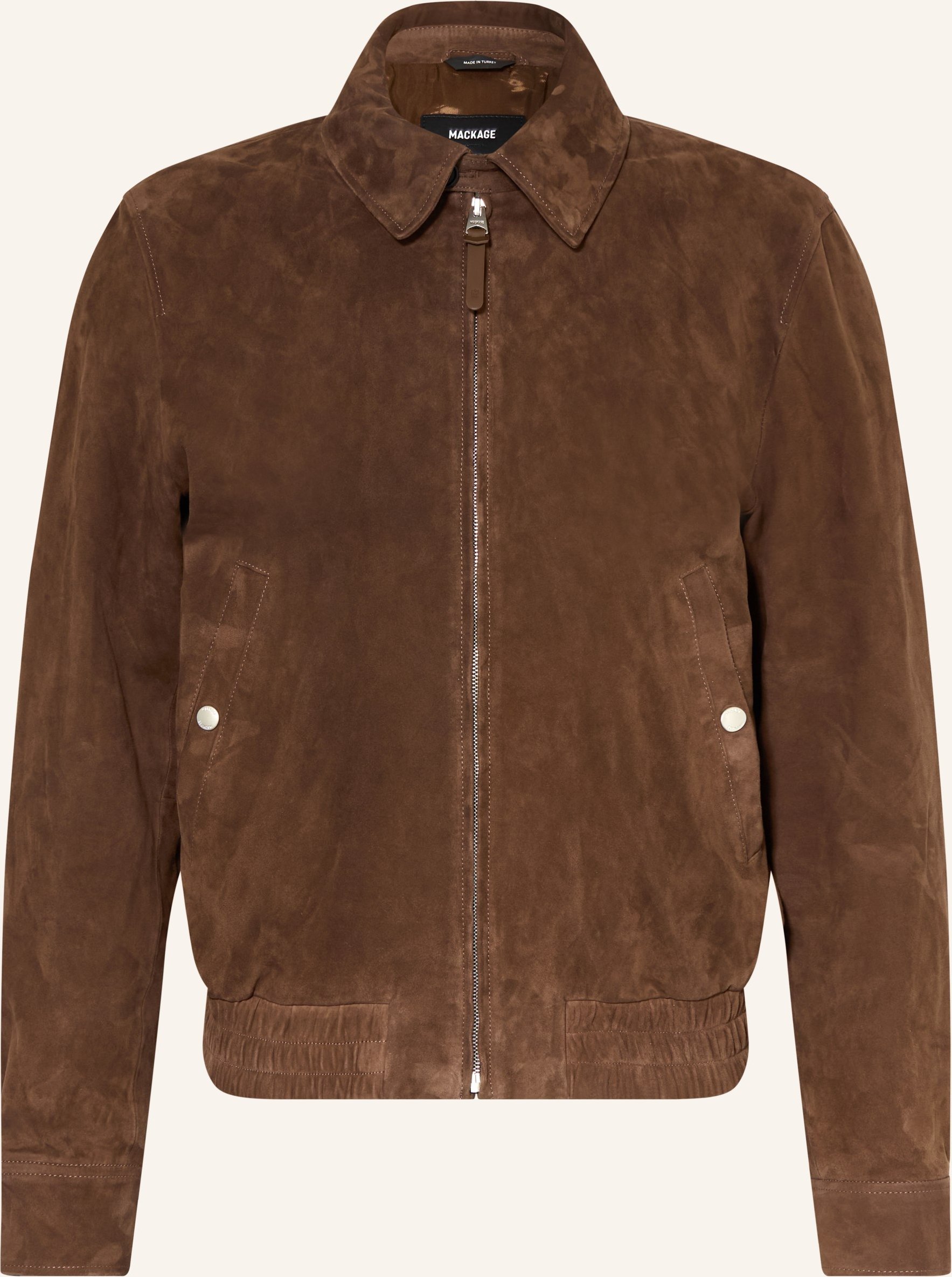 Mackage Lederblouson Giovanni beige