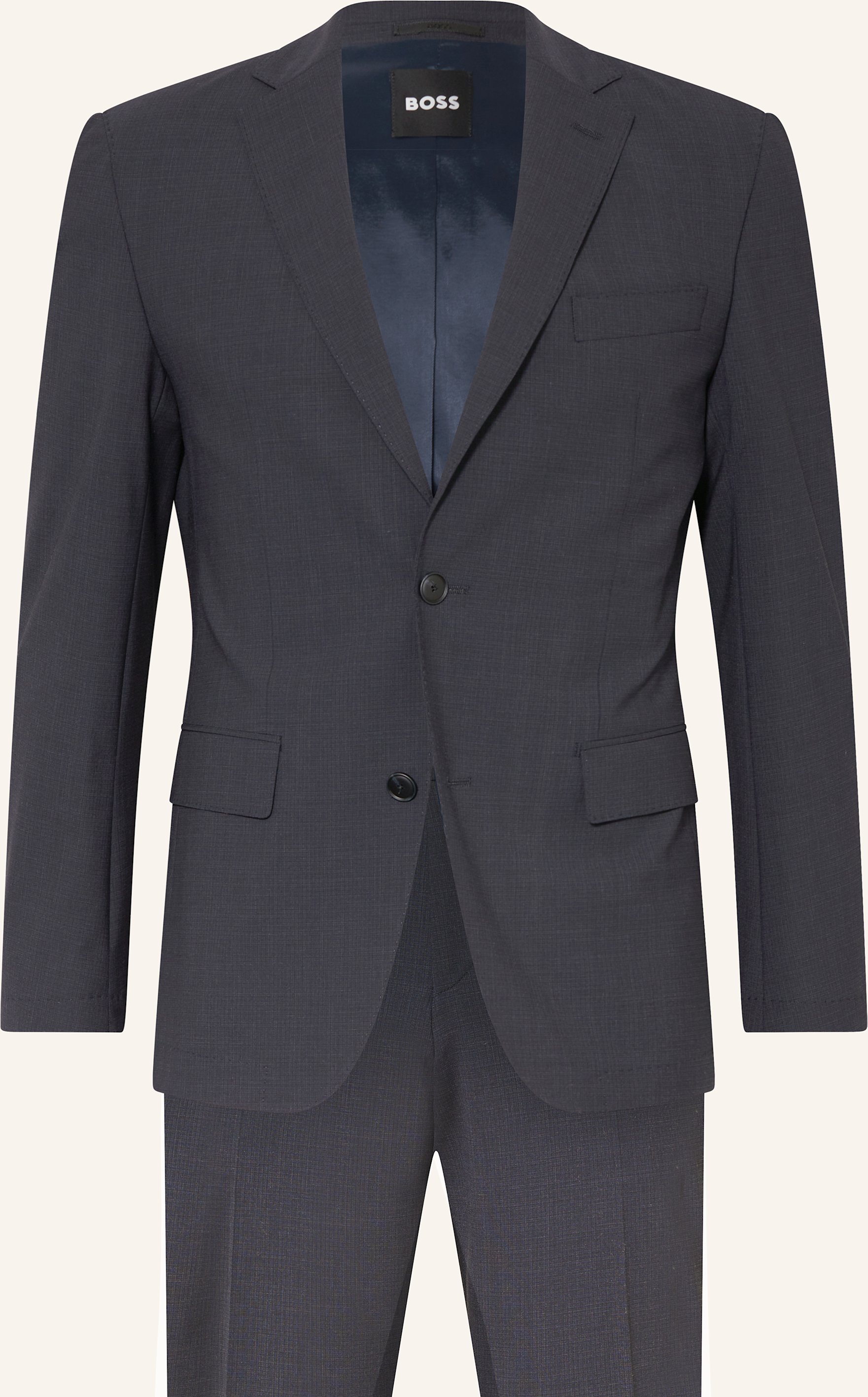 Thumbnail - Boss Anzug Huge Slim Fit blau