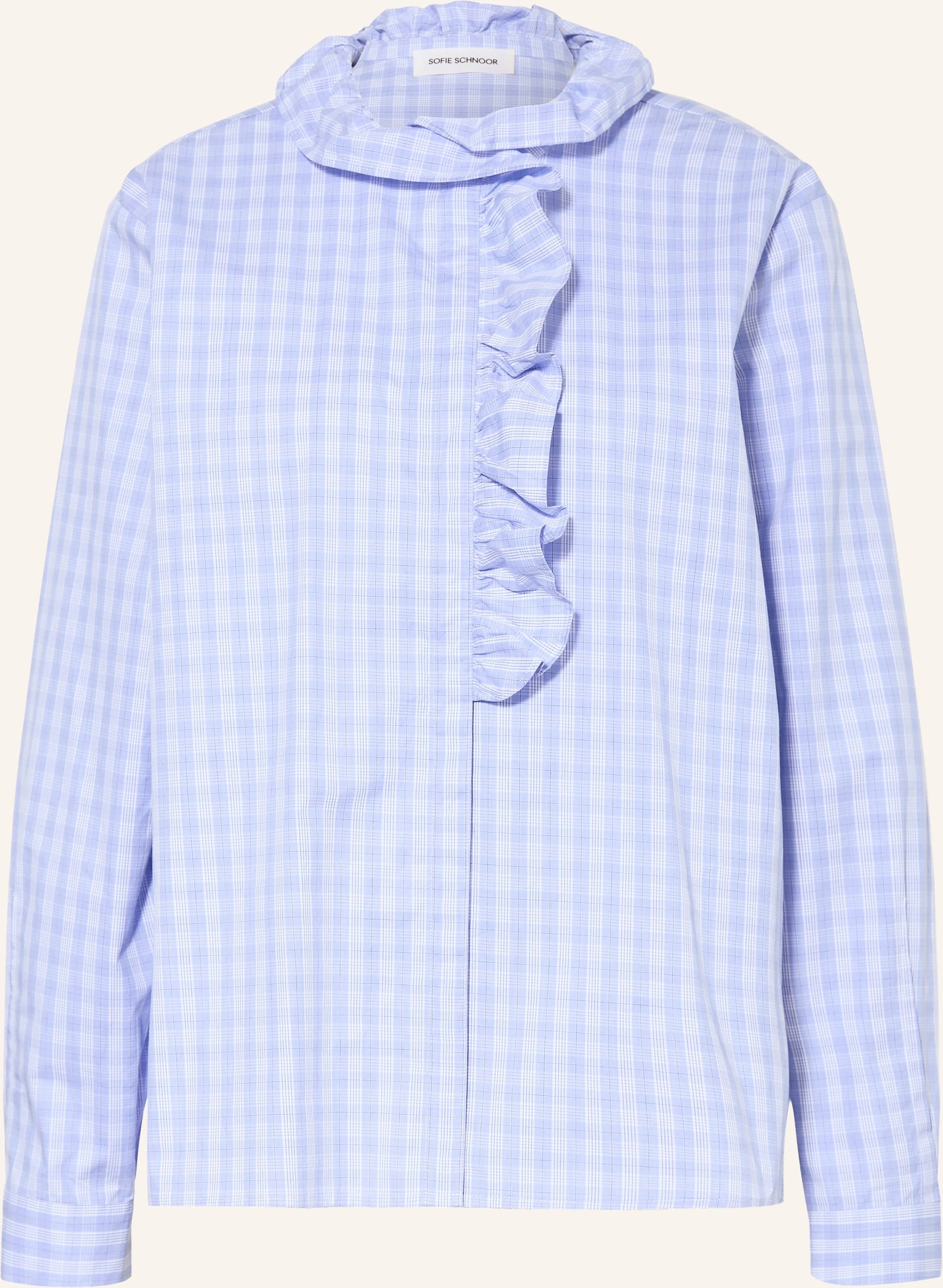 Sofie Schnoor Bluse Belle Mit Rüschen blau