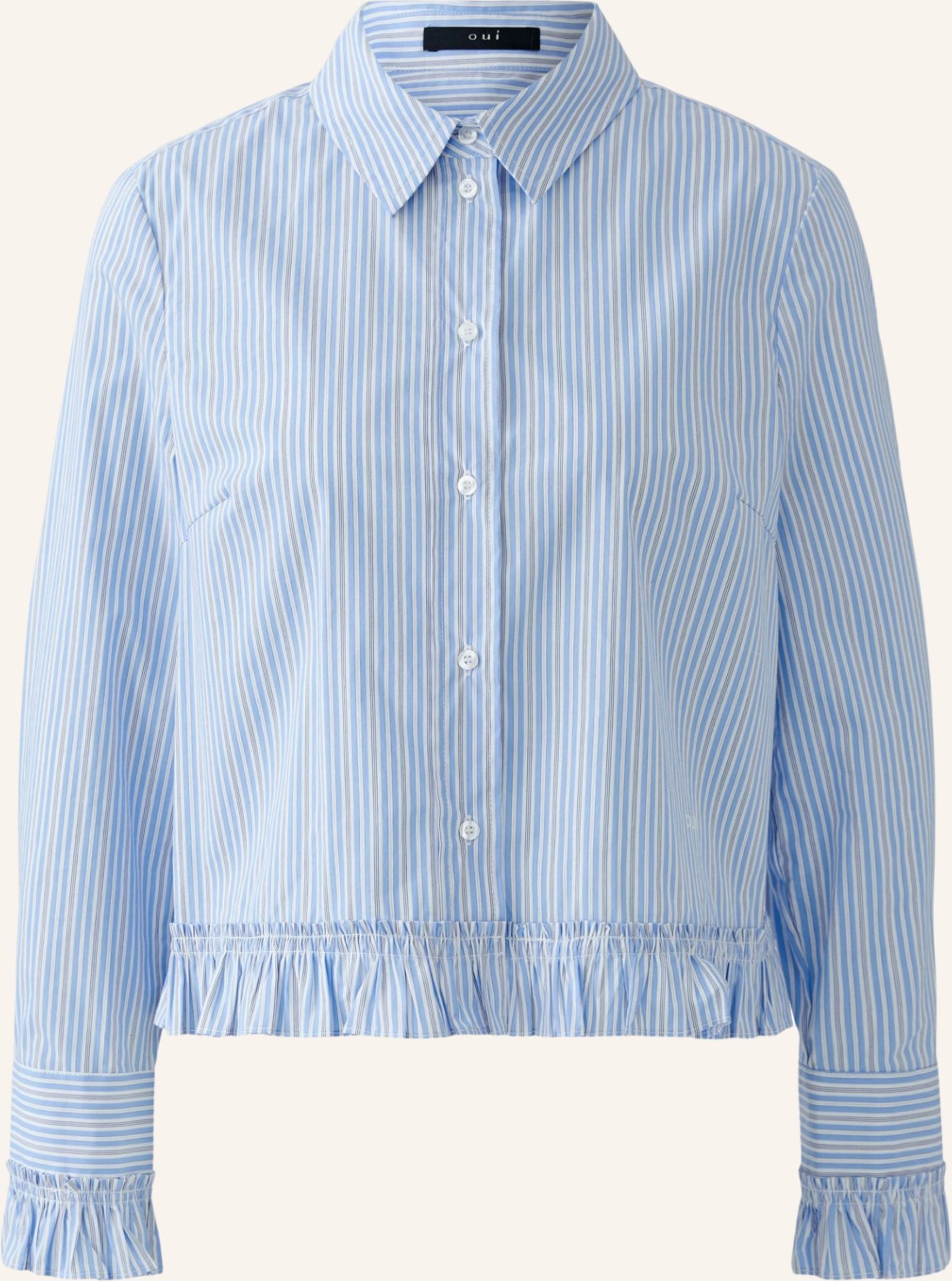 Oui Bluse blau