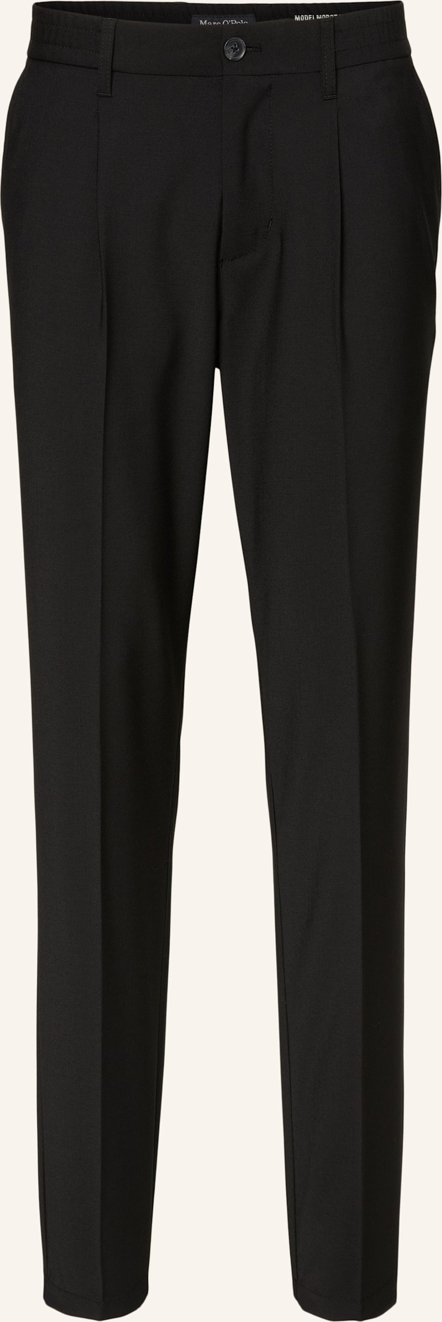 Marc O'polo Hose Model Morot Jogger Pleats schwarz