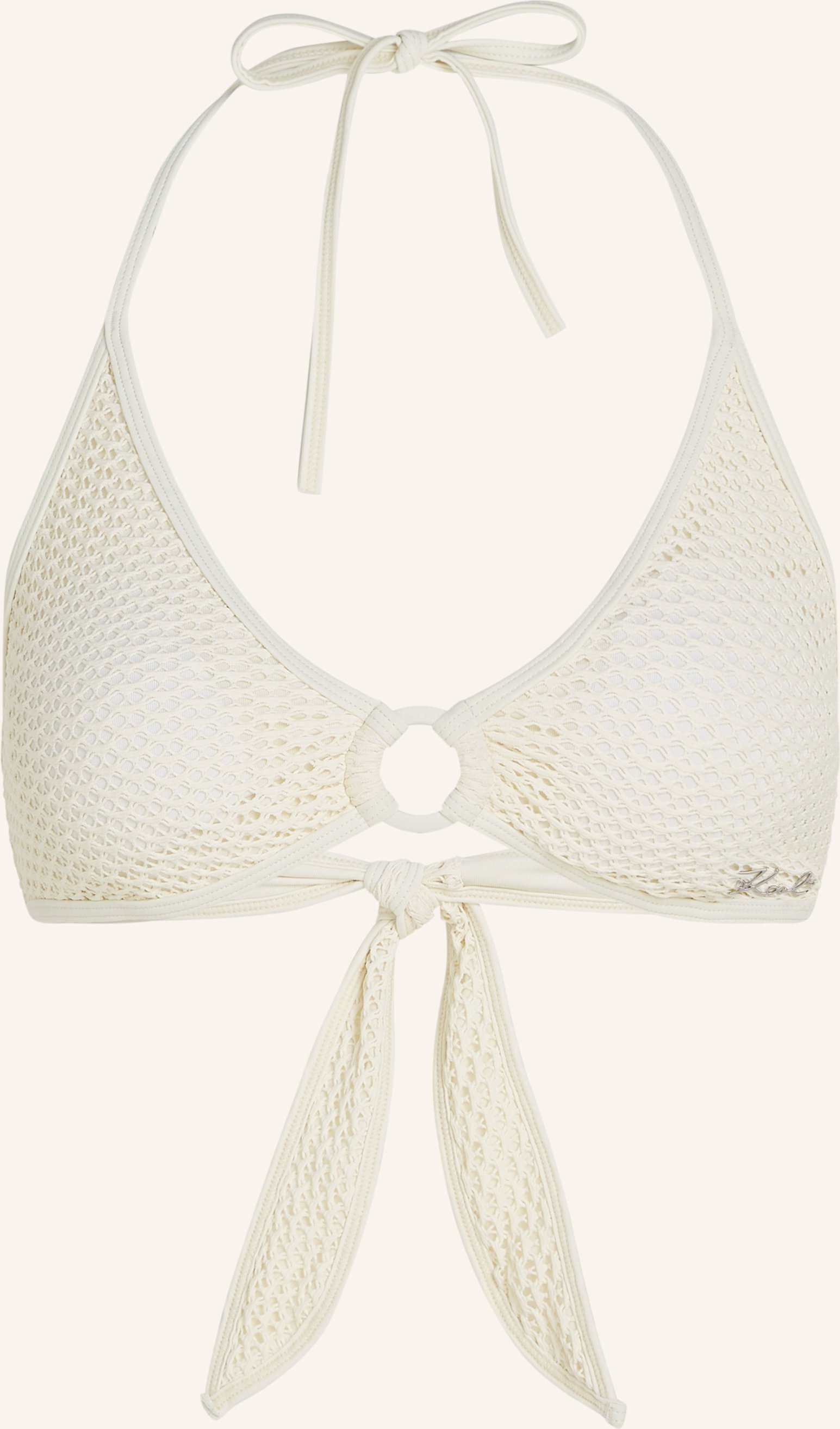 Karl Lagerfeld Bikini-Top beige