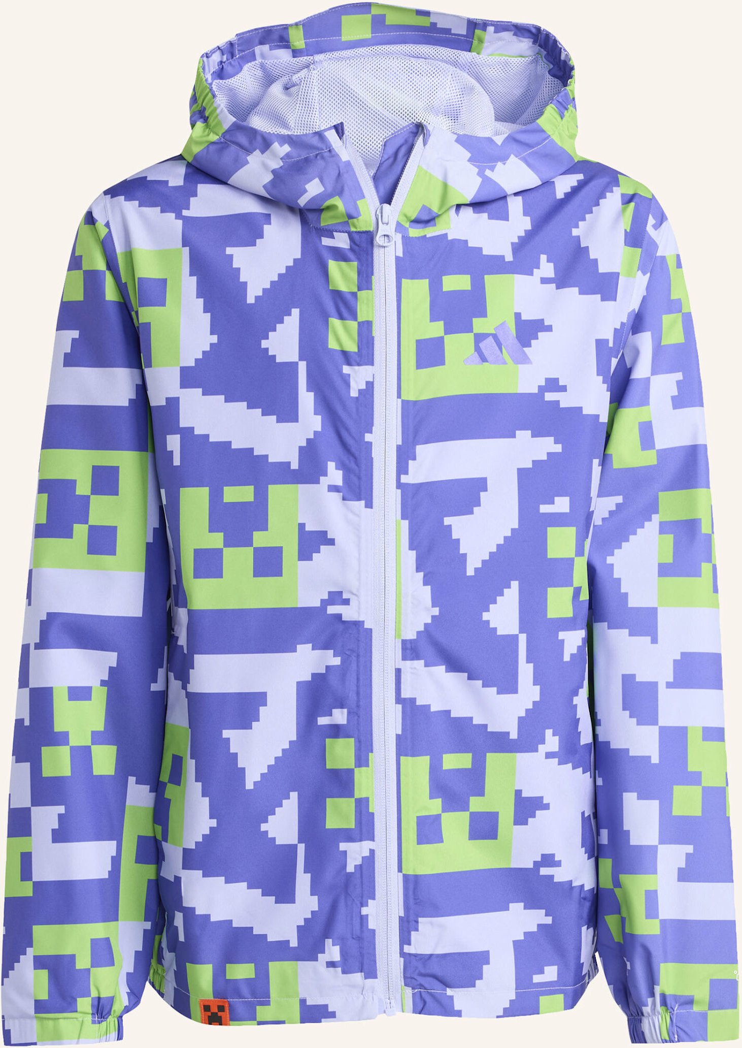 Thumbnail - Adidas Terrex Adidas Minecraft Terrex 2 Layer Climaproof Regenjacke lila