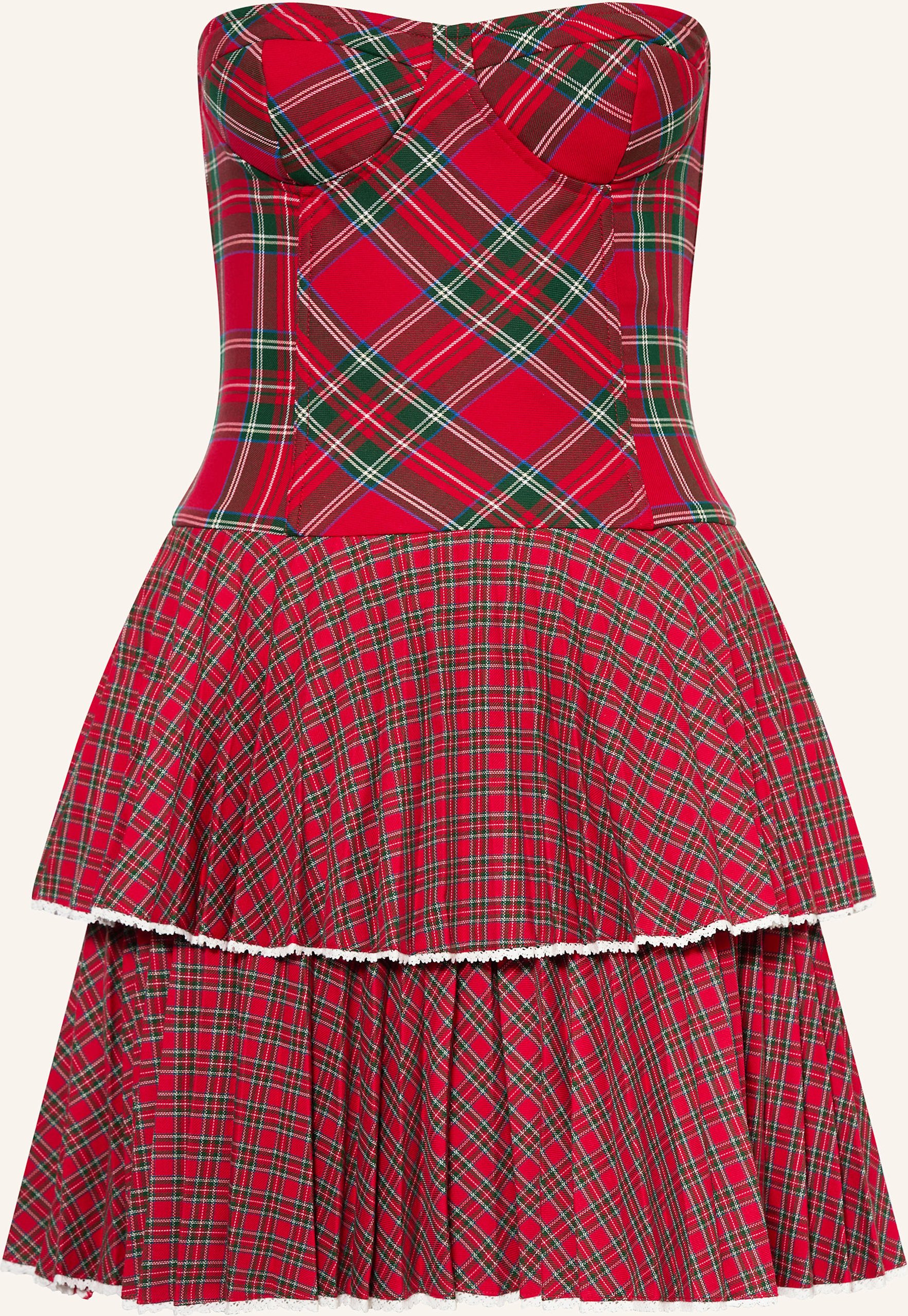 Tommy Jeans Off-Shoulder-Kleid rot