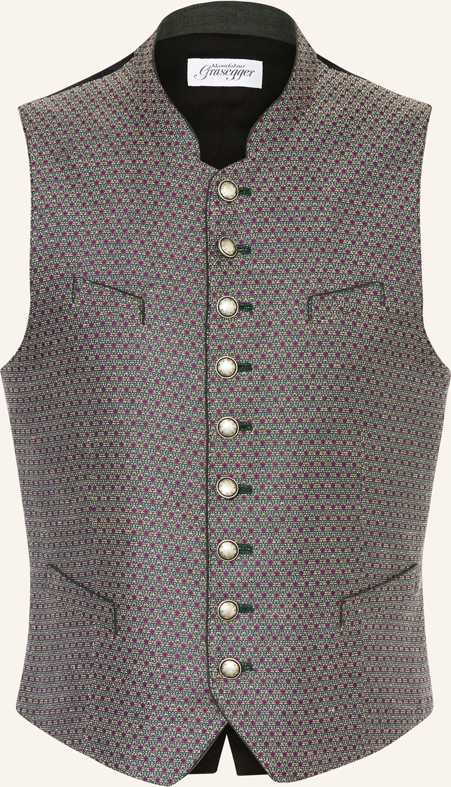 Grasegger Trachtenweste Xeno gruen