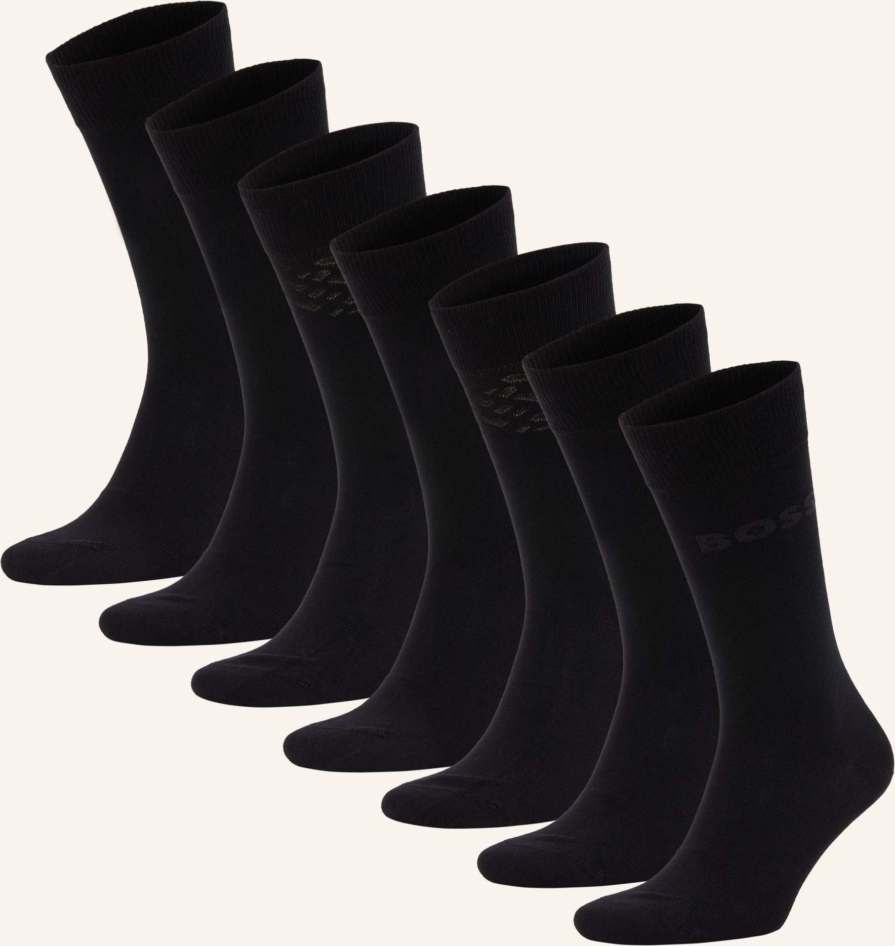 Thumbnail - Boss 4er-Pack Socken schwarz