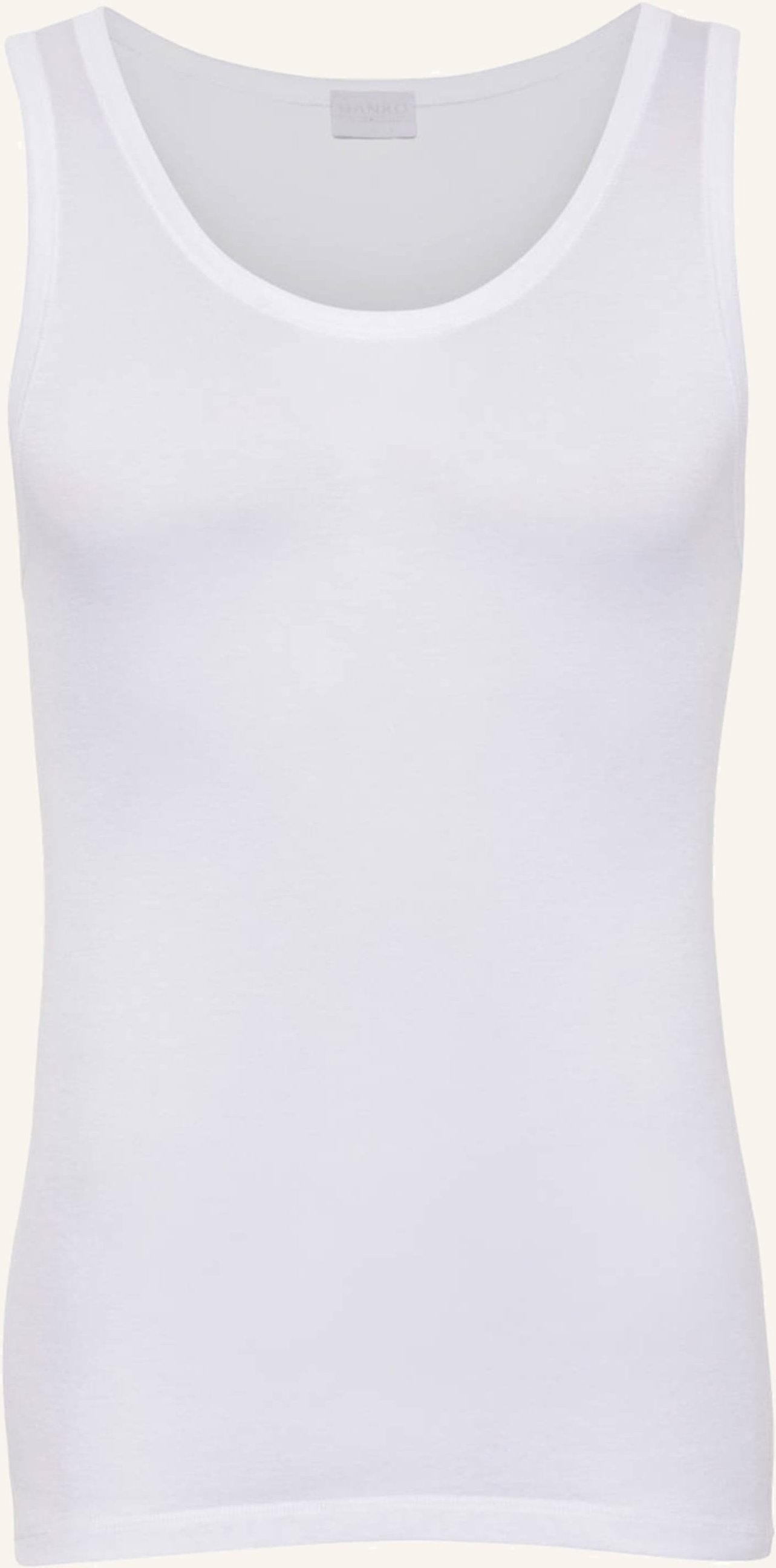 Hanro Unterhemd Cotton Pure weiss