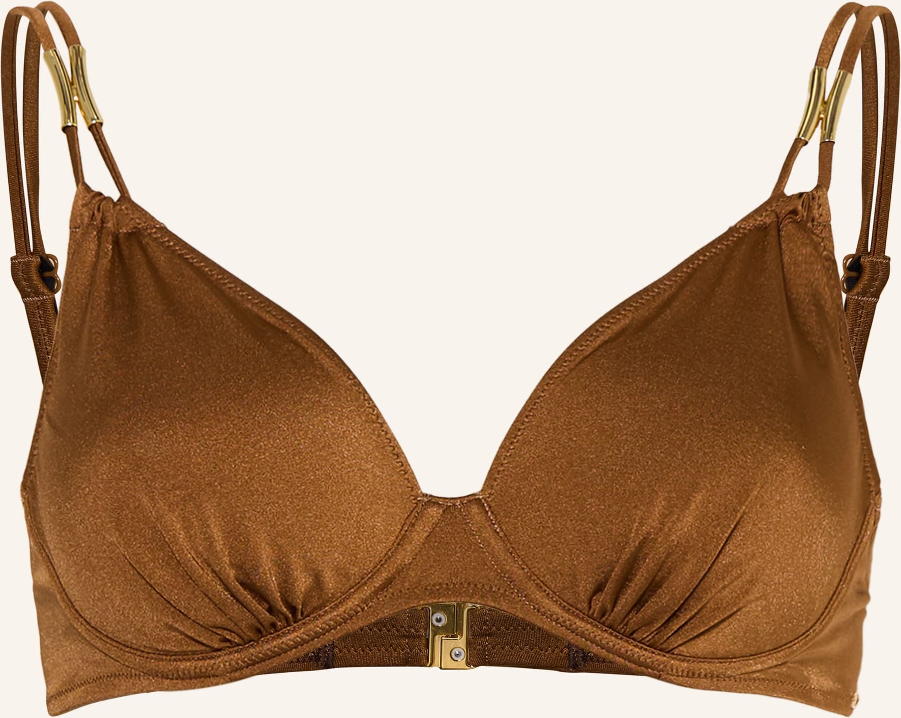 Marie Jo Bügel-Bikini-Top Hello Sunset braun