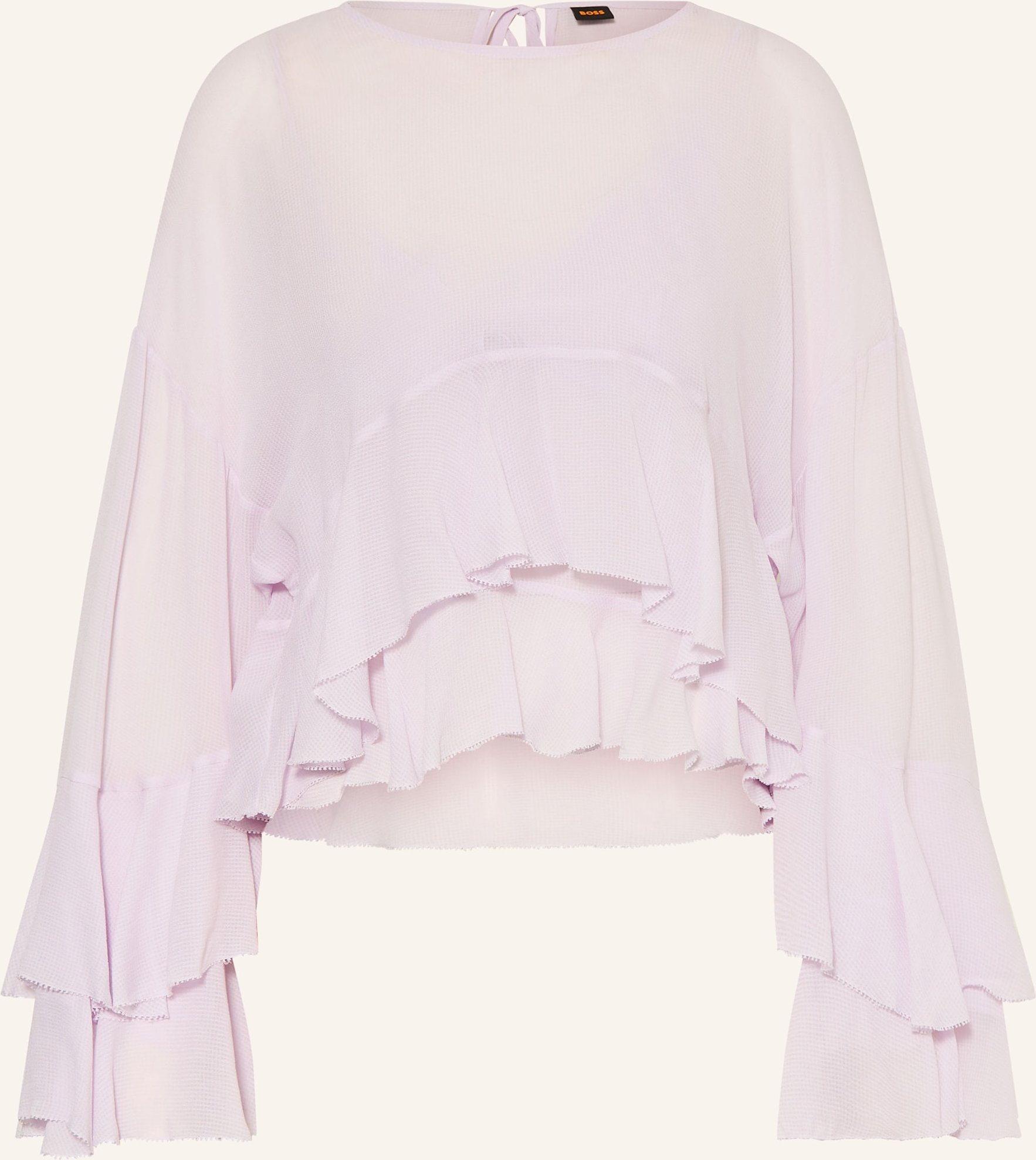 Boss Blusenshirt Bleja Mit Volants lila
