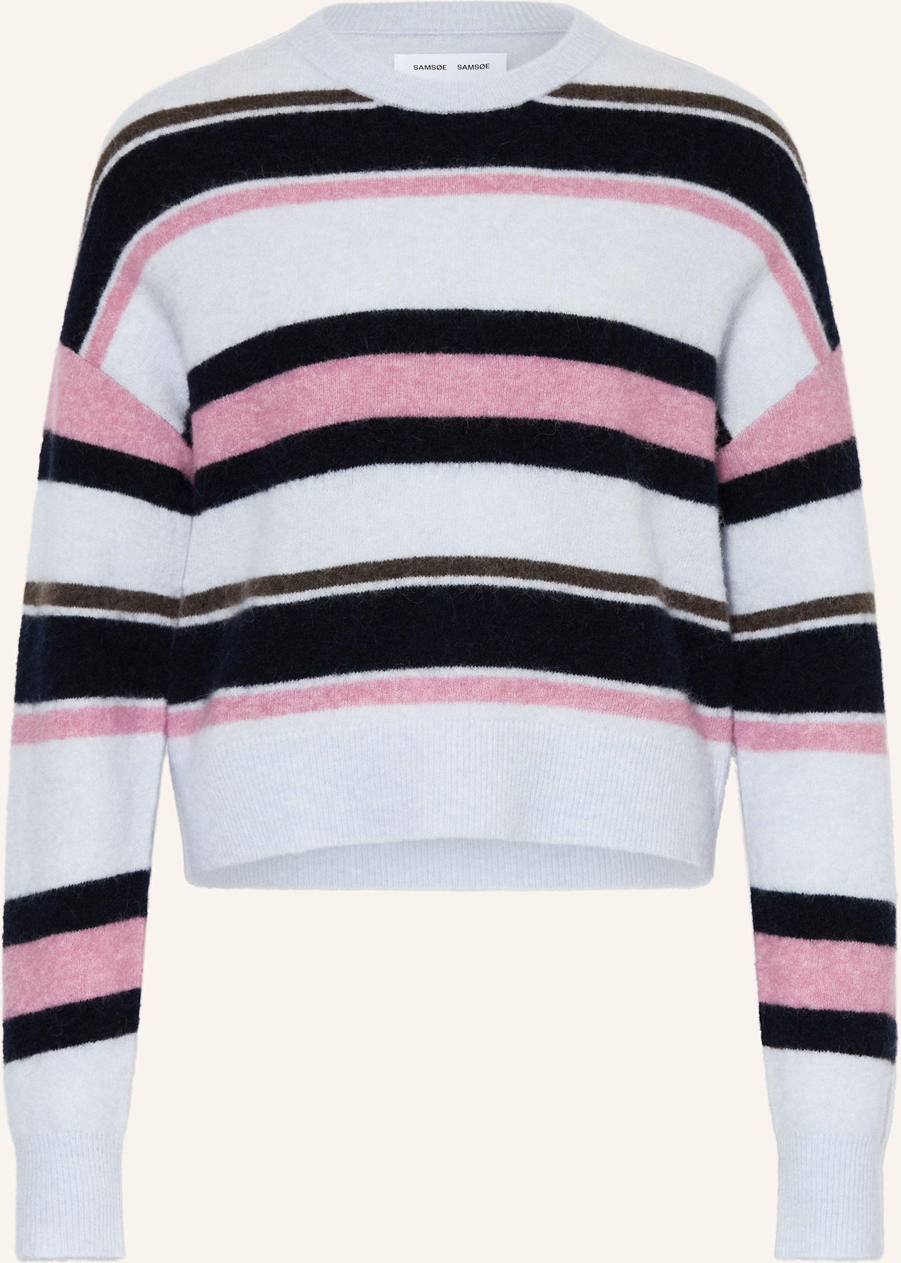 Samsøe Samsøe Pullover Sanoura Mit Alpaka blau