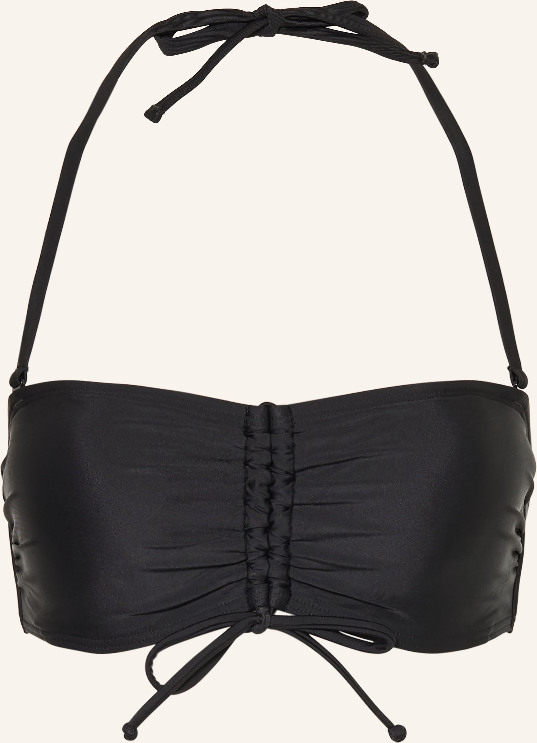 Darling Harbour Bandeau-Bikini-Top schwarz