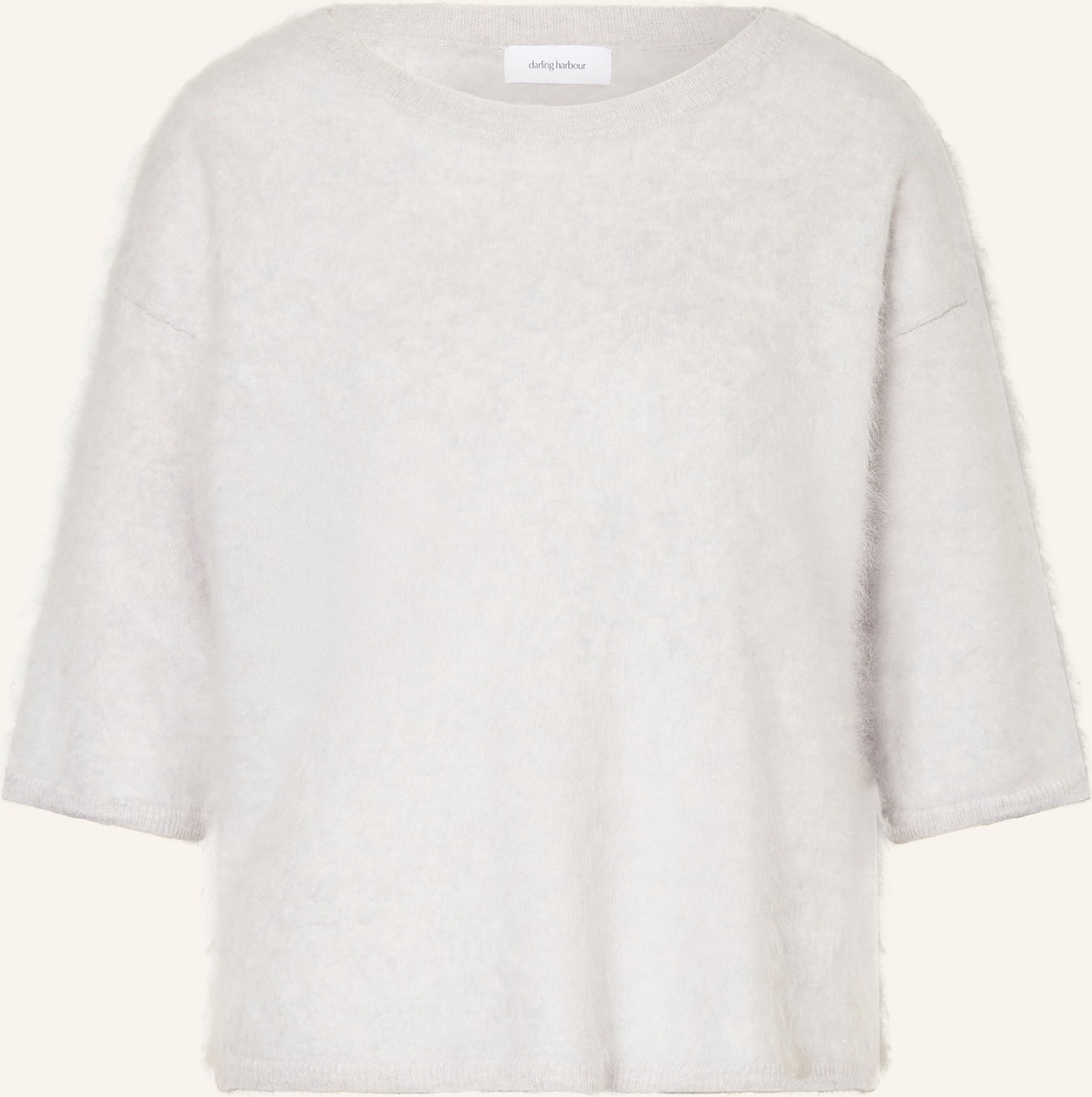 Darling Harbour Cashmere-Pullover Mit 3/4-Arm grau