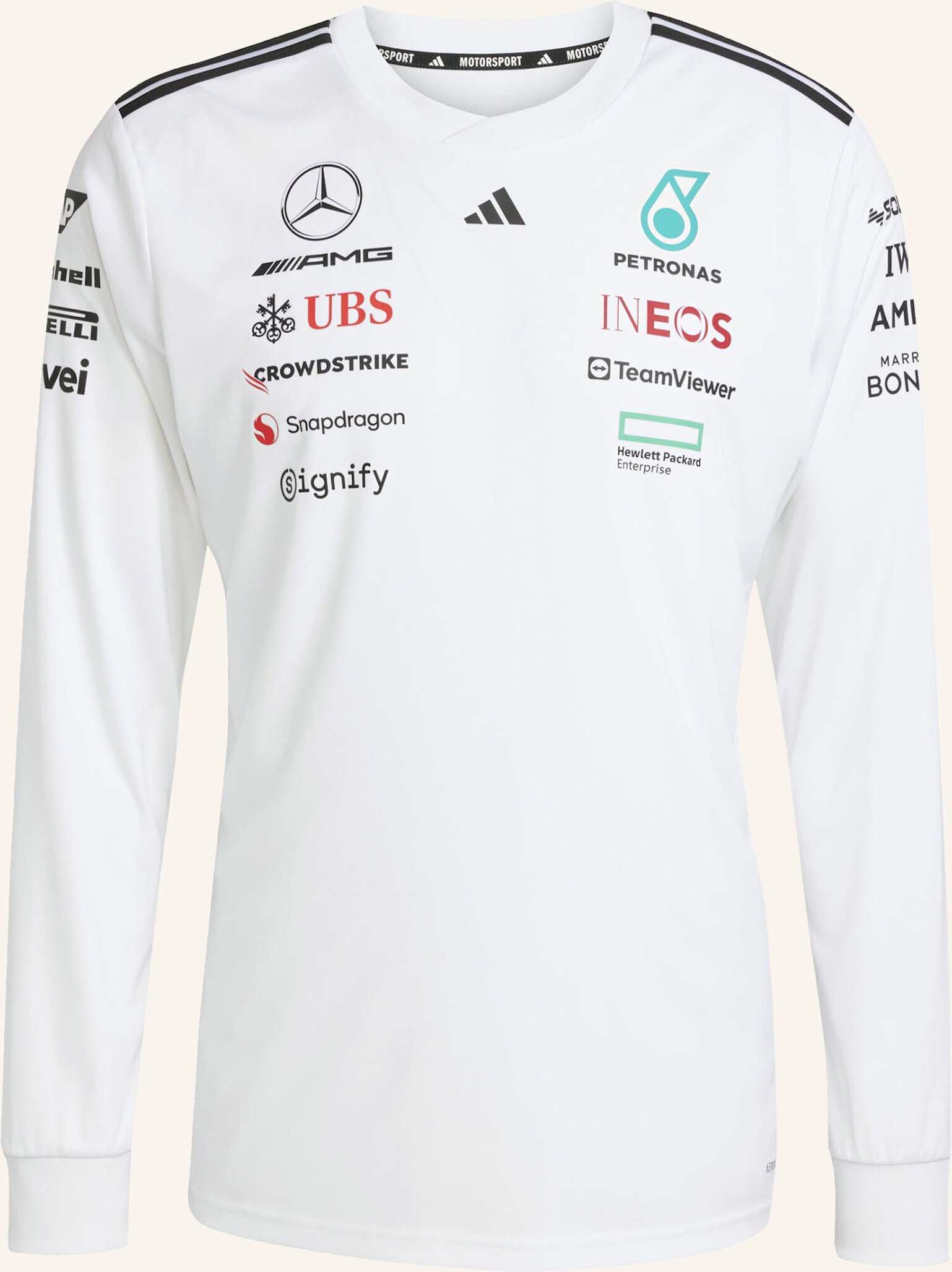 Thumbnail - Adidas Mercedes - Amg Petronas Formula One Team Driver Trikot weiss