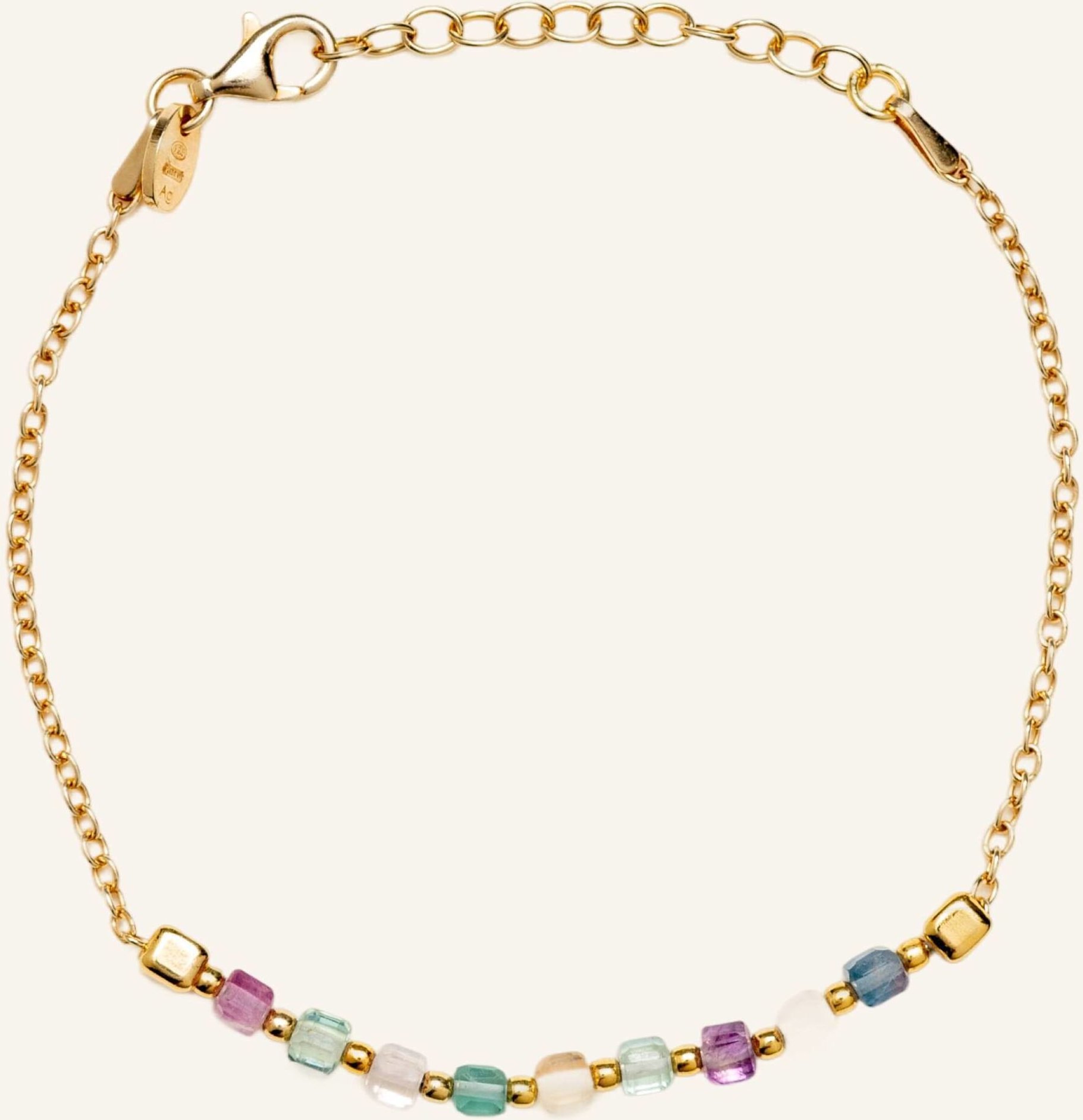 Alisia Armbänder Fluorite Thin By Glambou gold