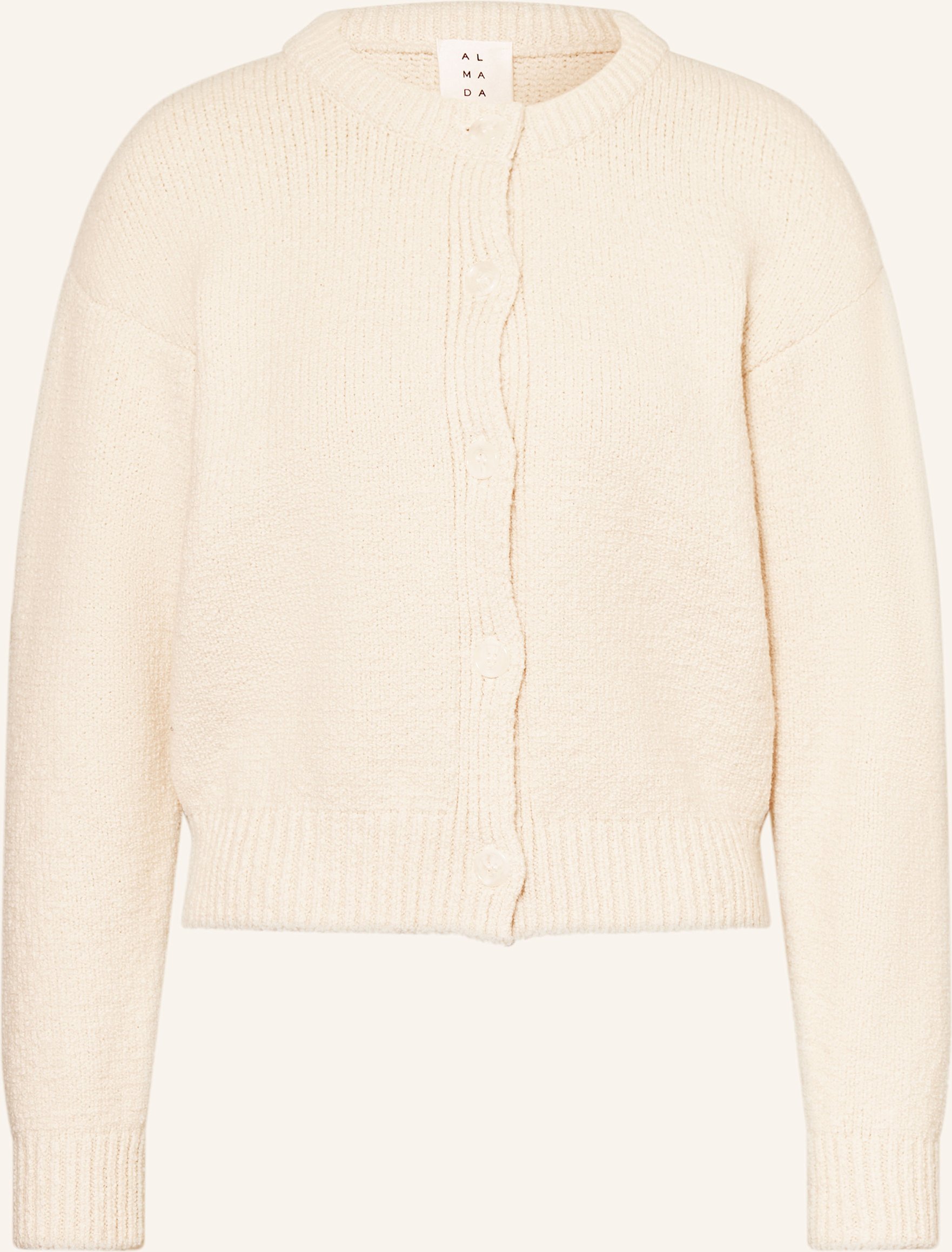 Thumbnail - Almada Label Strickjacke Kai weiss