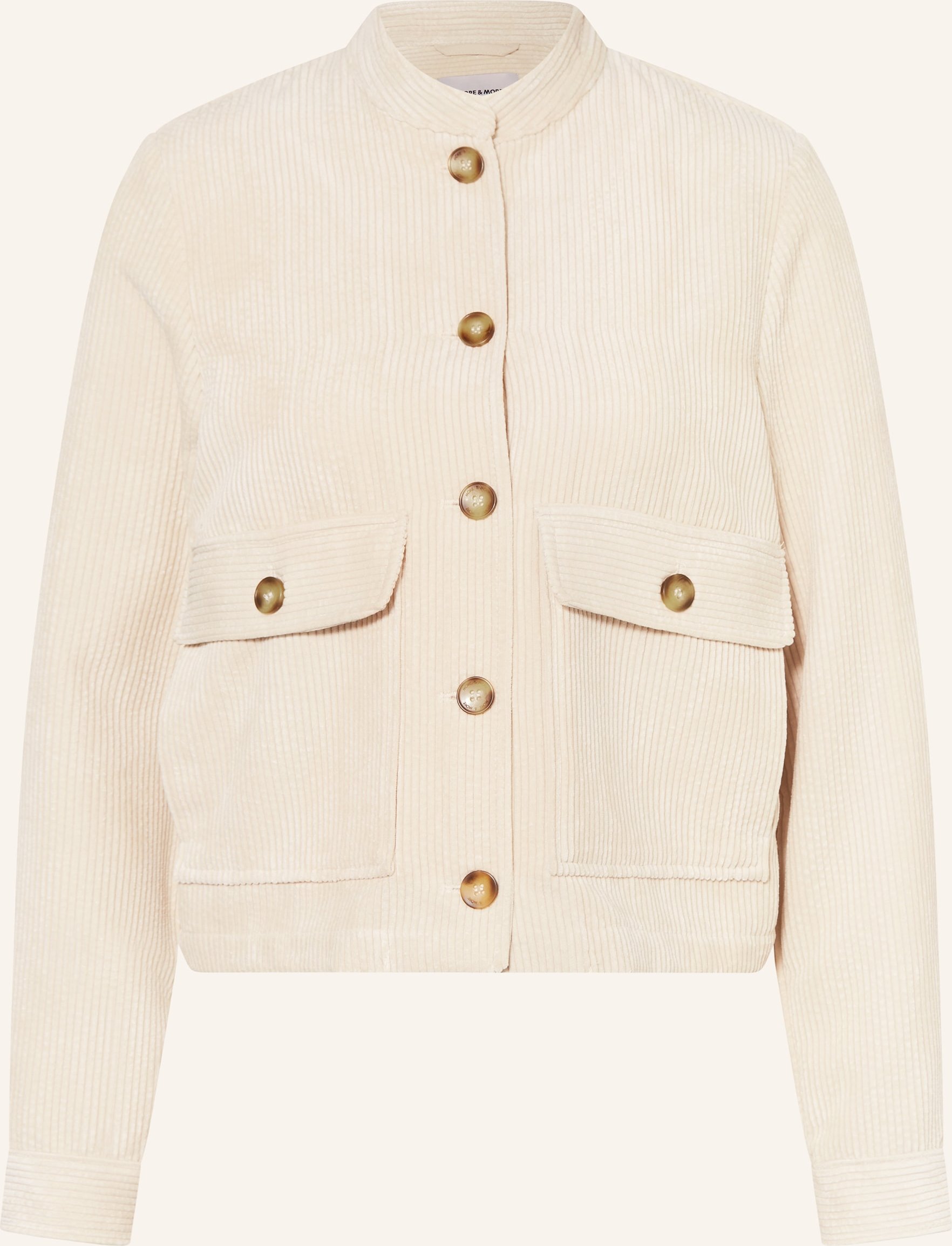 More & More Kastenjacke Aus Cord beige