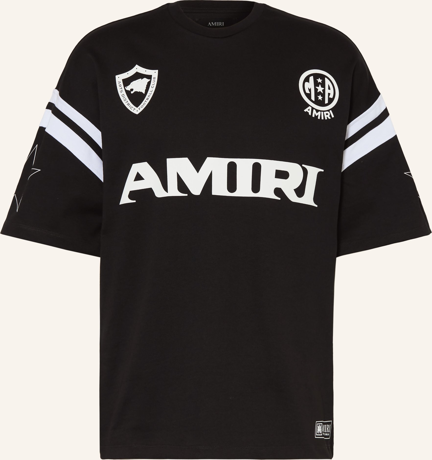 Amiri Oversized-Shirt schwarz