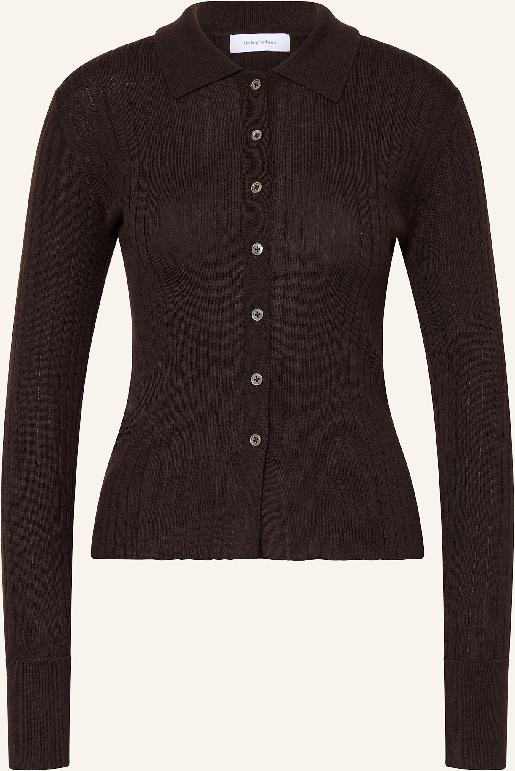Darling Harbour Strickjacke braun