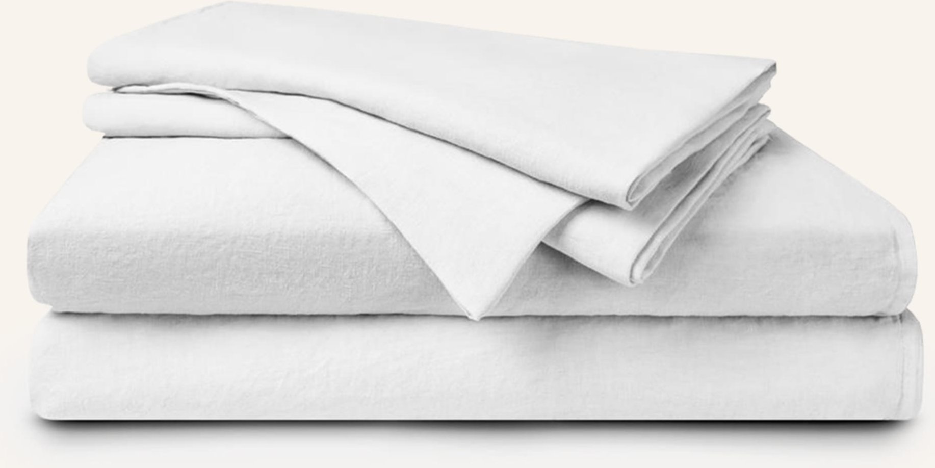 Royfort Bettwäsche-Set Leinen weiss
