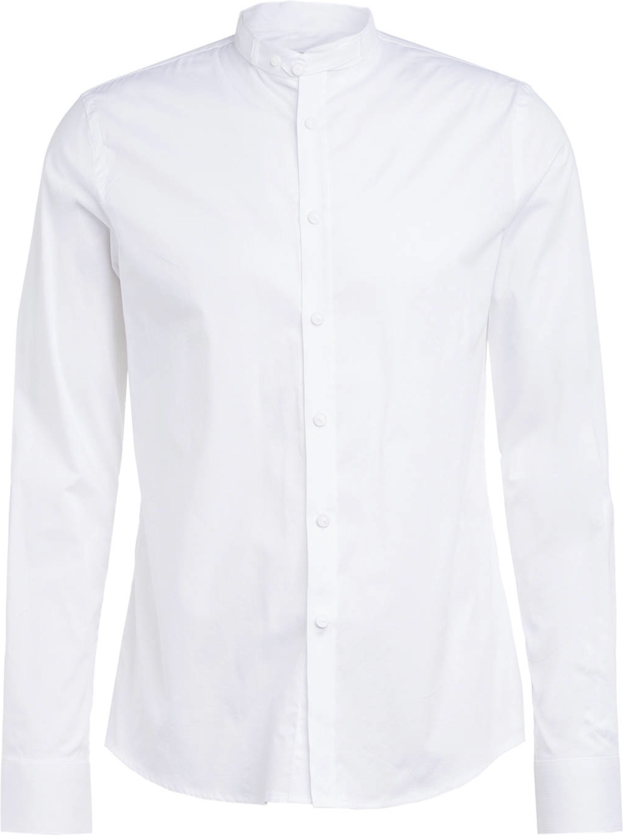 Gottseidank Trachtenhemd Lenz Slim Fit Mit Stehkragen weiss