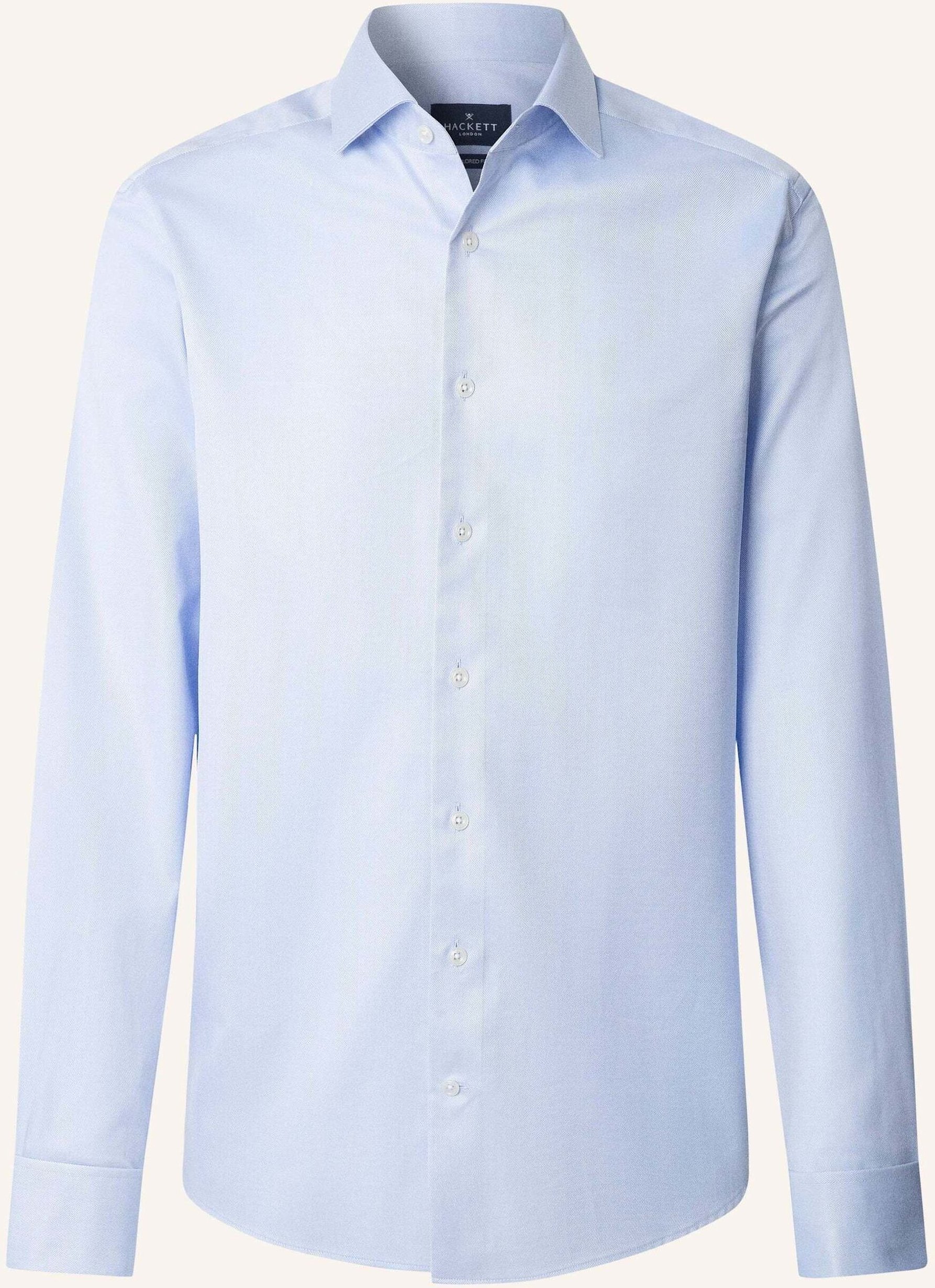 Hackett London Freizeithemd Formal Hbone blau