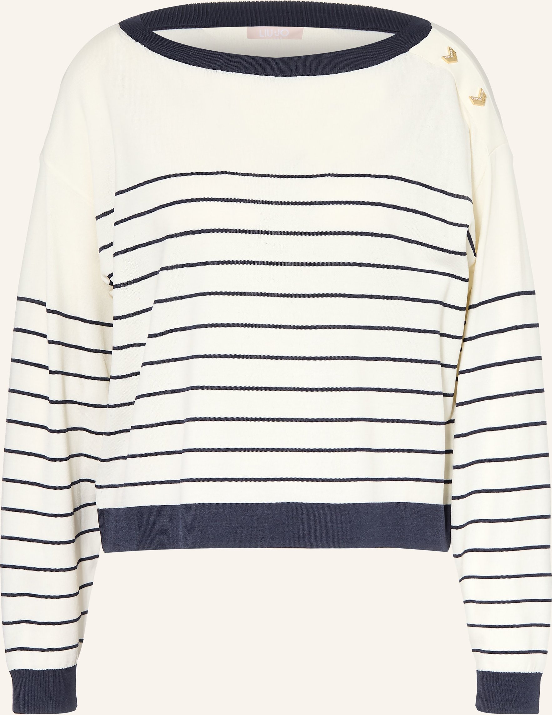 Liu Jo Pullover Mit Schmucksteinen blau