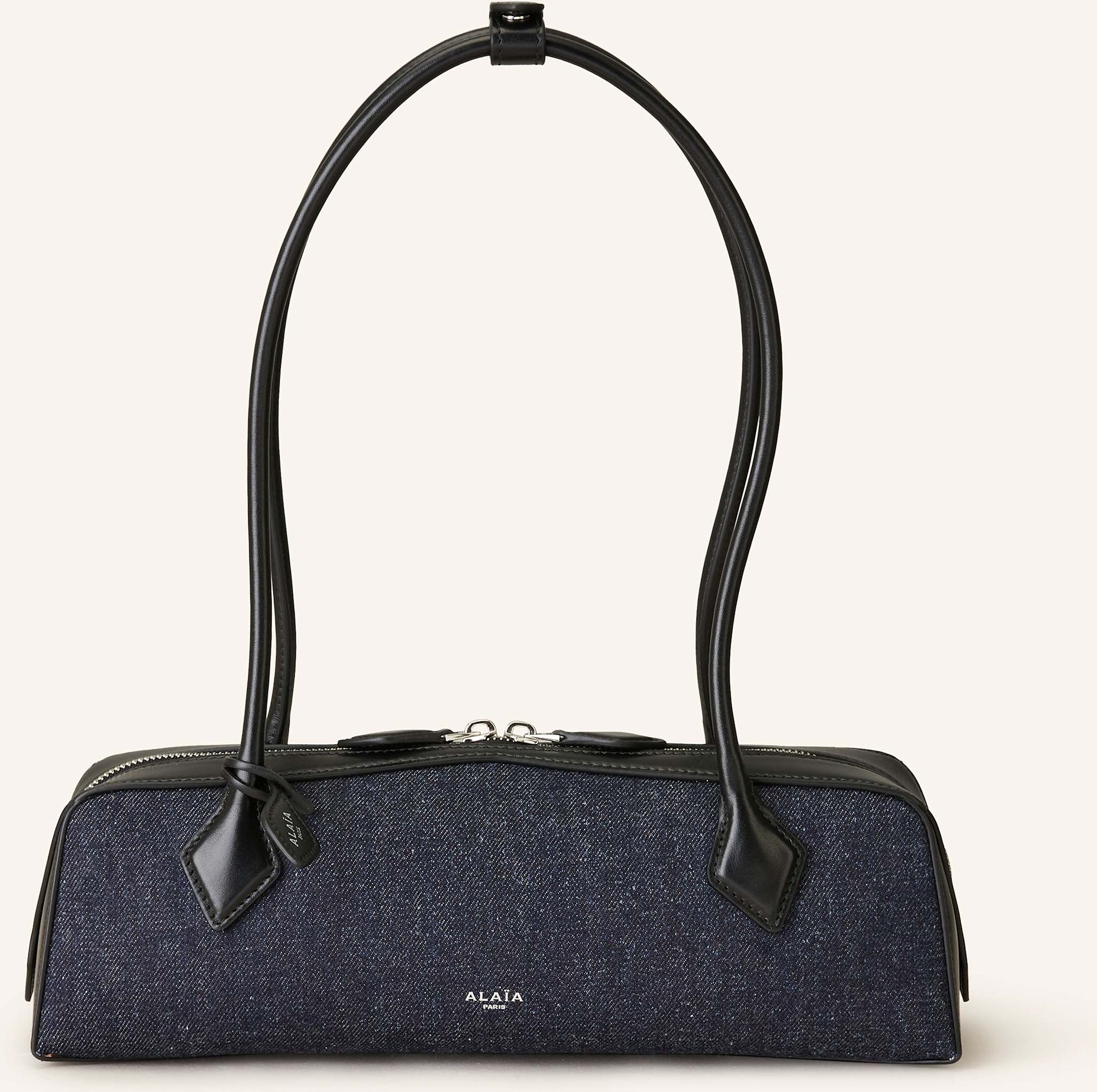 Alaïa Schultertasche Le Teckel blau