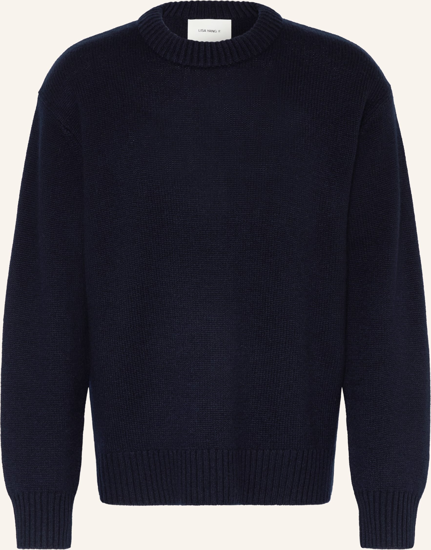 Lisa Yang Cashmere-Pullover Kristian blau