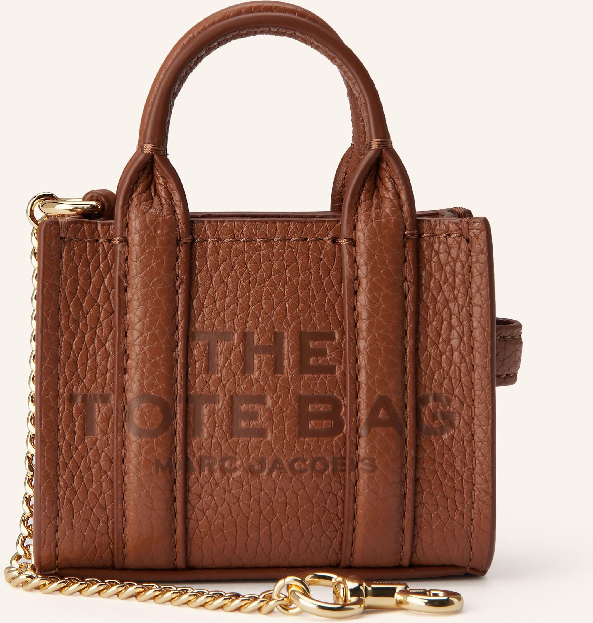 Marc Jacobs Taschenanhänger The Nano Tote braun