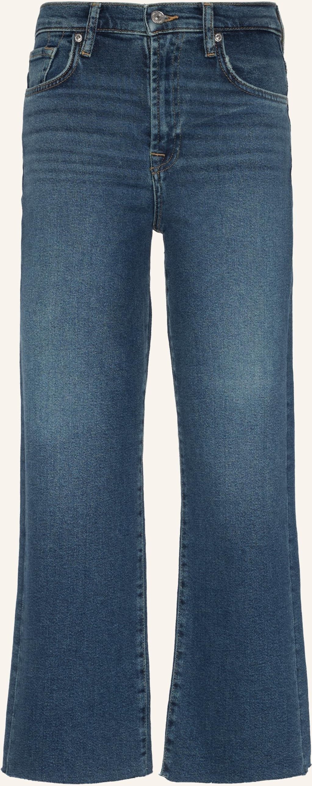 7 For All Mankind Jeans Cropped Alexa Straight Fit blau