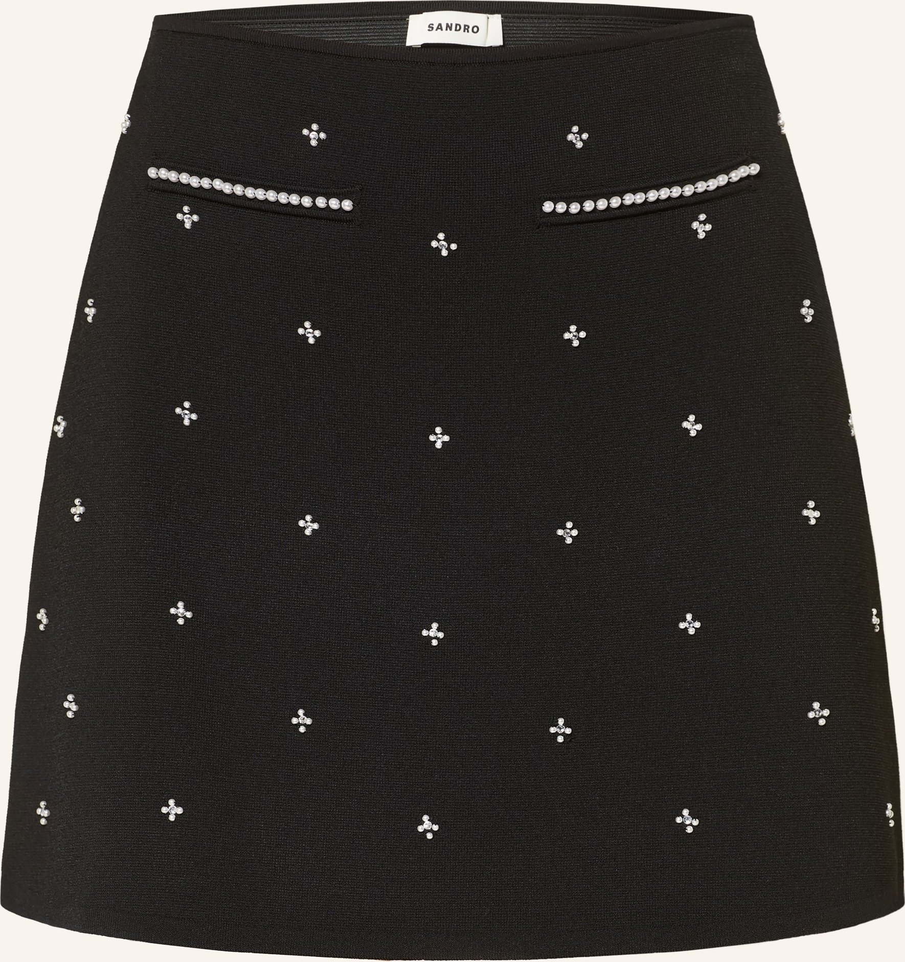Sandro Rock Mit Schmucksteinen schwarz