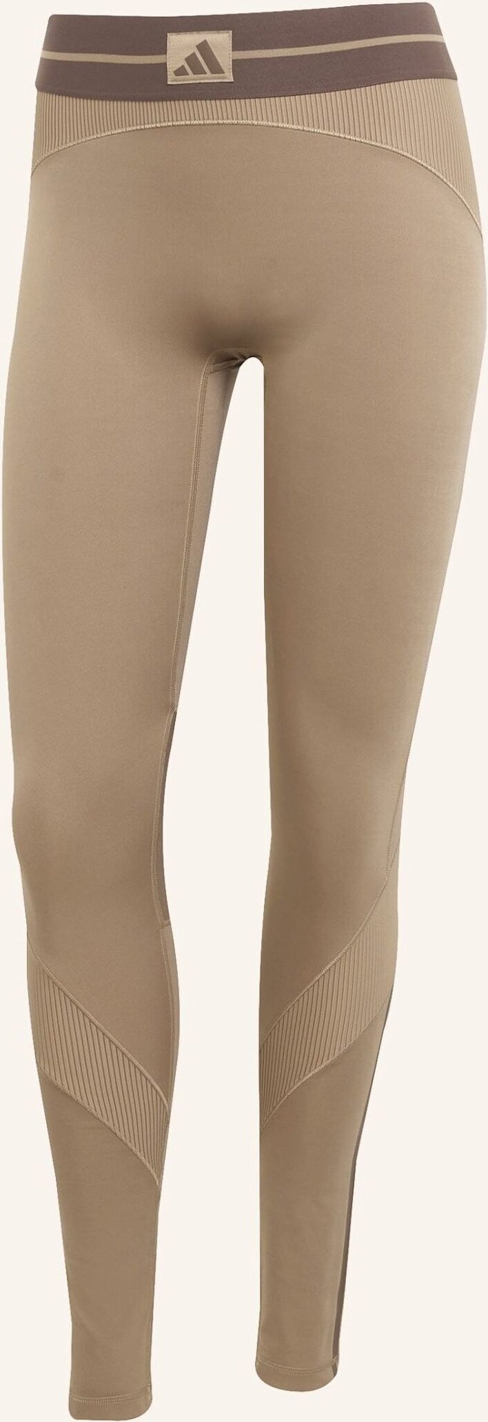 Thumbnail - Adidas Hyperglam Rib 1/1 Leggings braun