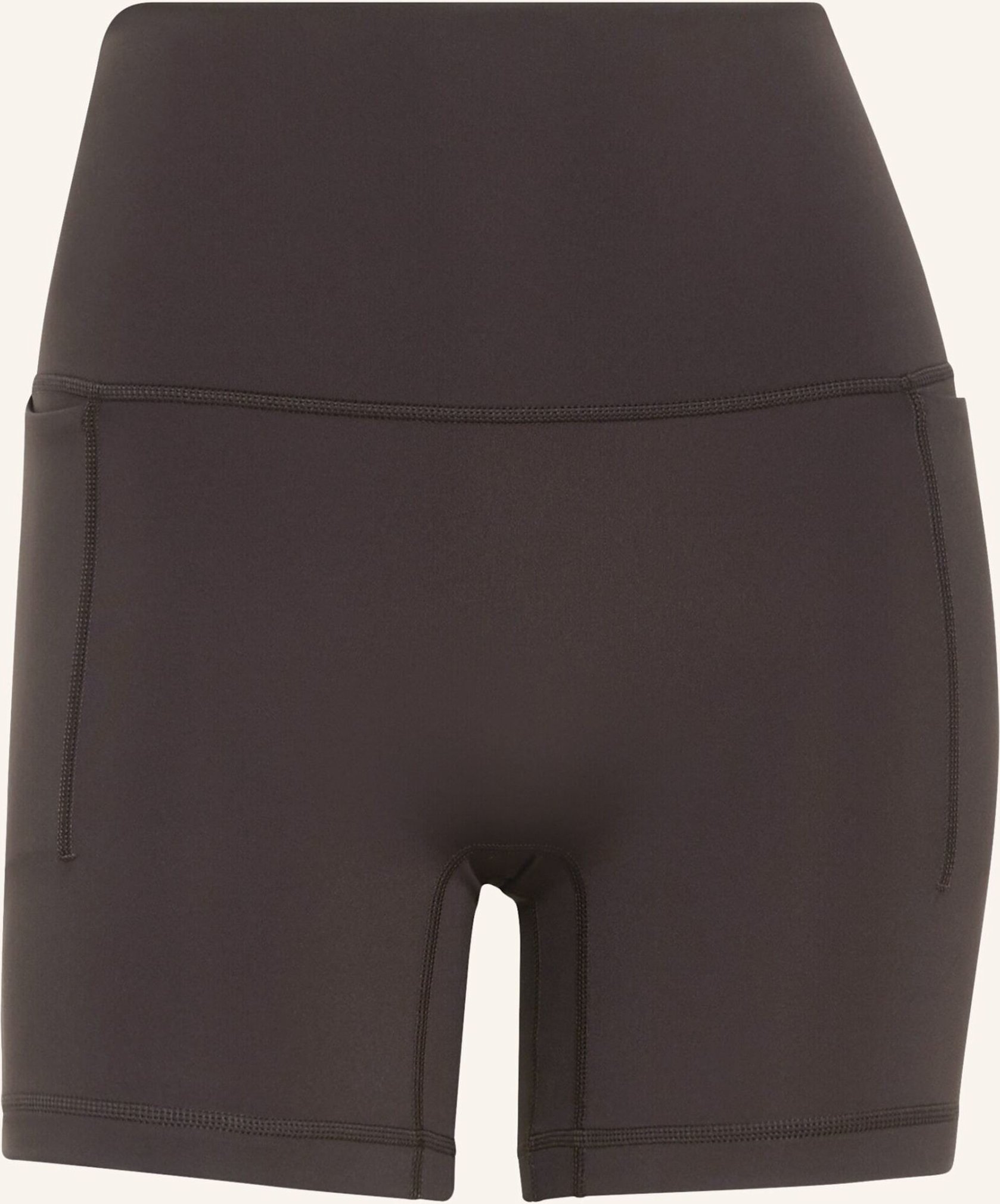 Adidas 3-Streifen Studio All Me Booty Short Leggings braun