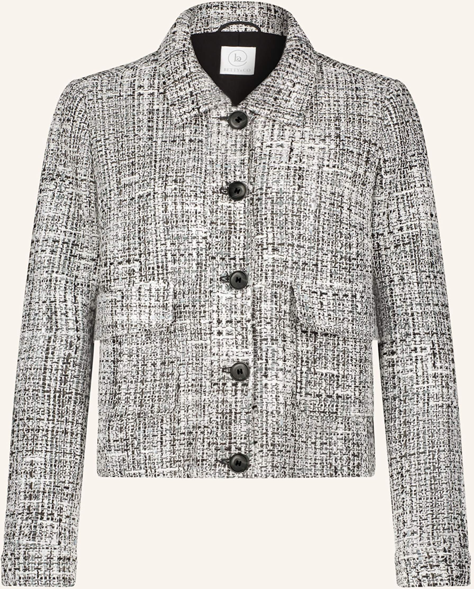 Betty&Co Tweed-Jacke schwarz