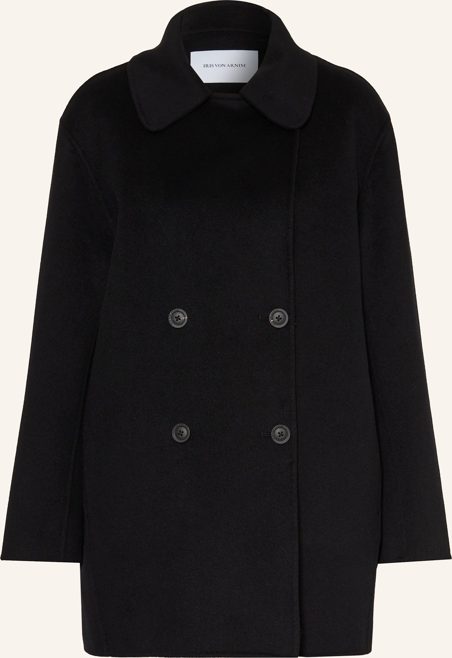 Iris Von Arnim Mantel Dagny Mit Cashmere schwarz