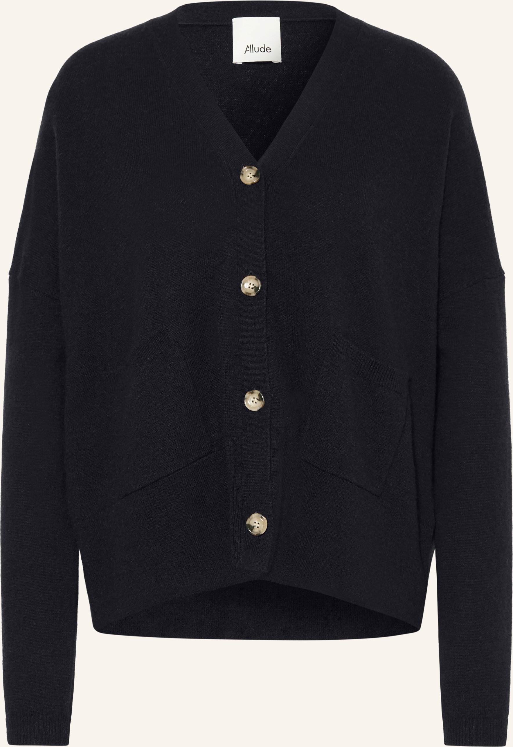 Allude Strickjacke Mit Cashmere blau