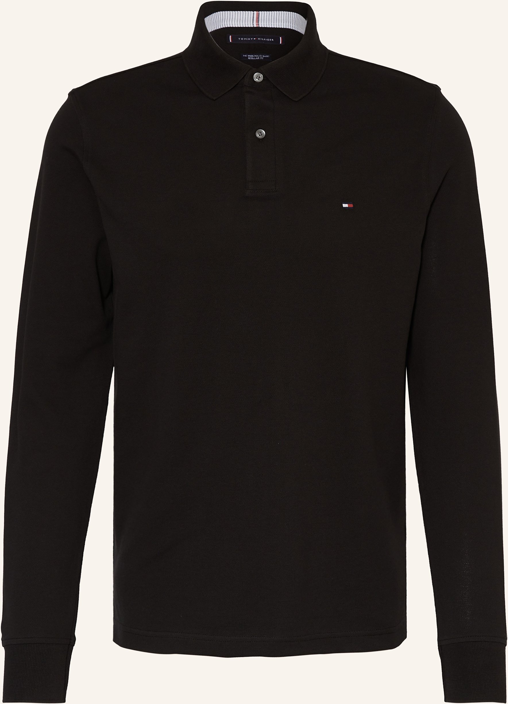 Thumbnail - Tommy Hilfiger Piqué-Poloshirt Regular Fit schwarz