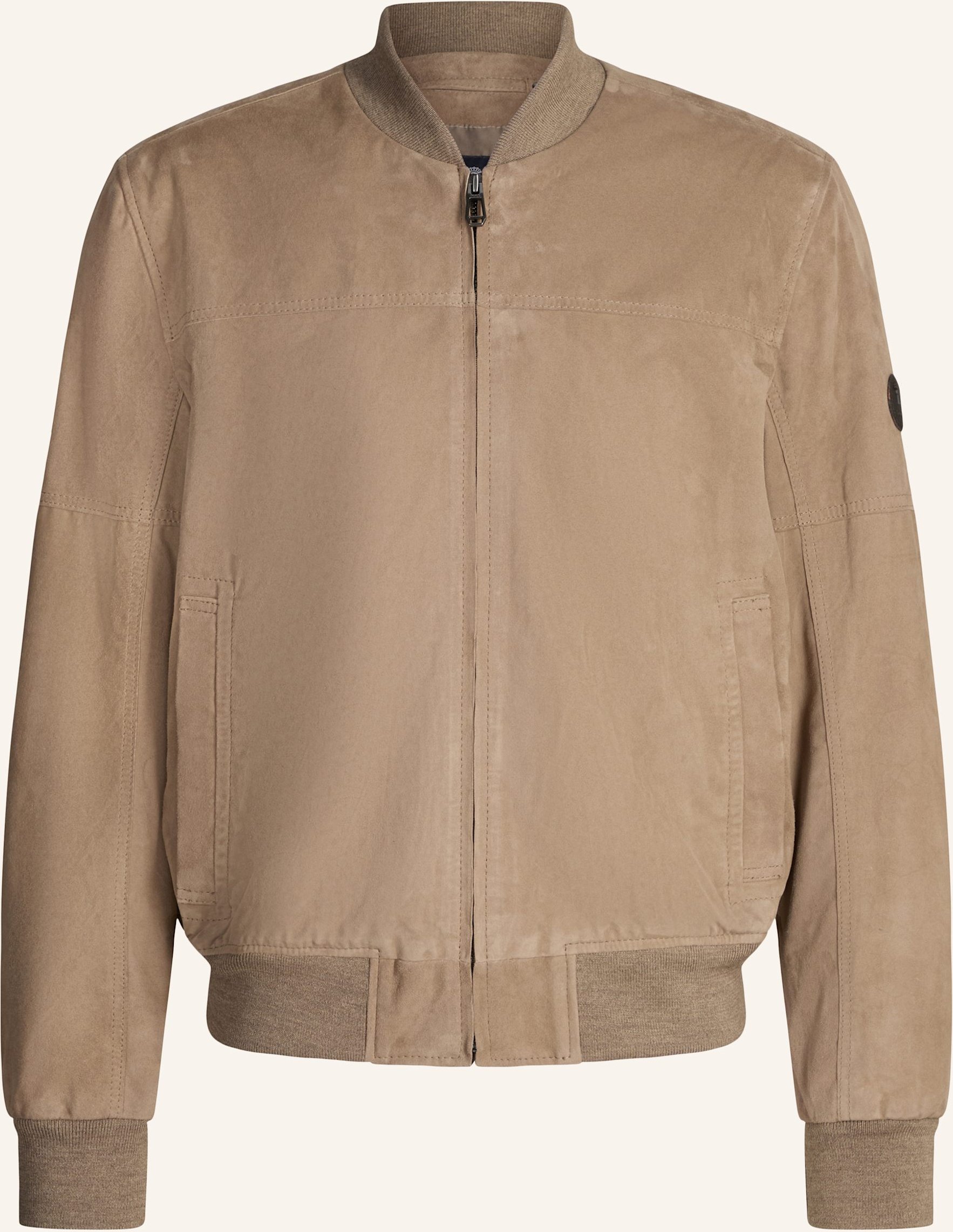Joop! Lederjacke beige