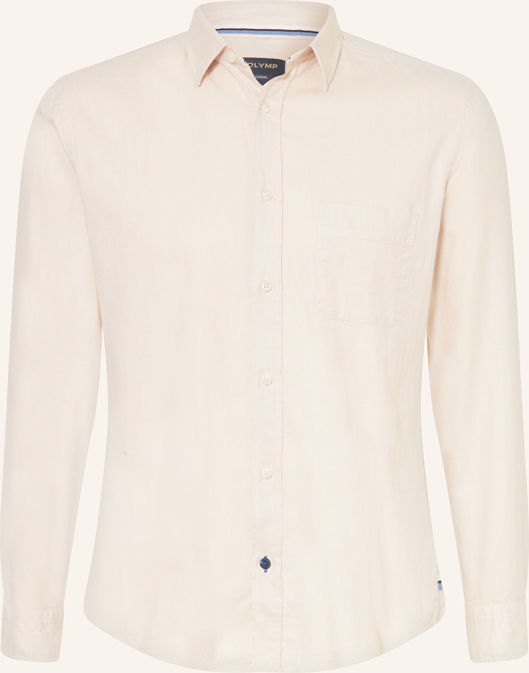 Thumbnail - Olymp Hemd Casual Regular Fit beige
