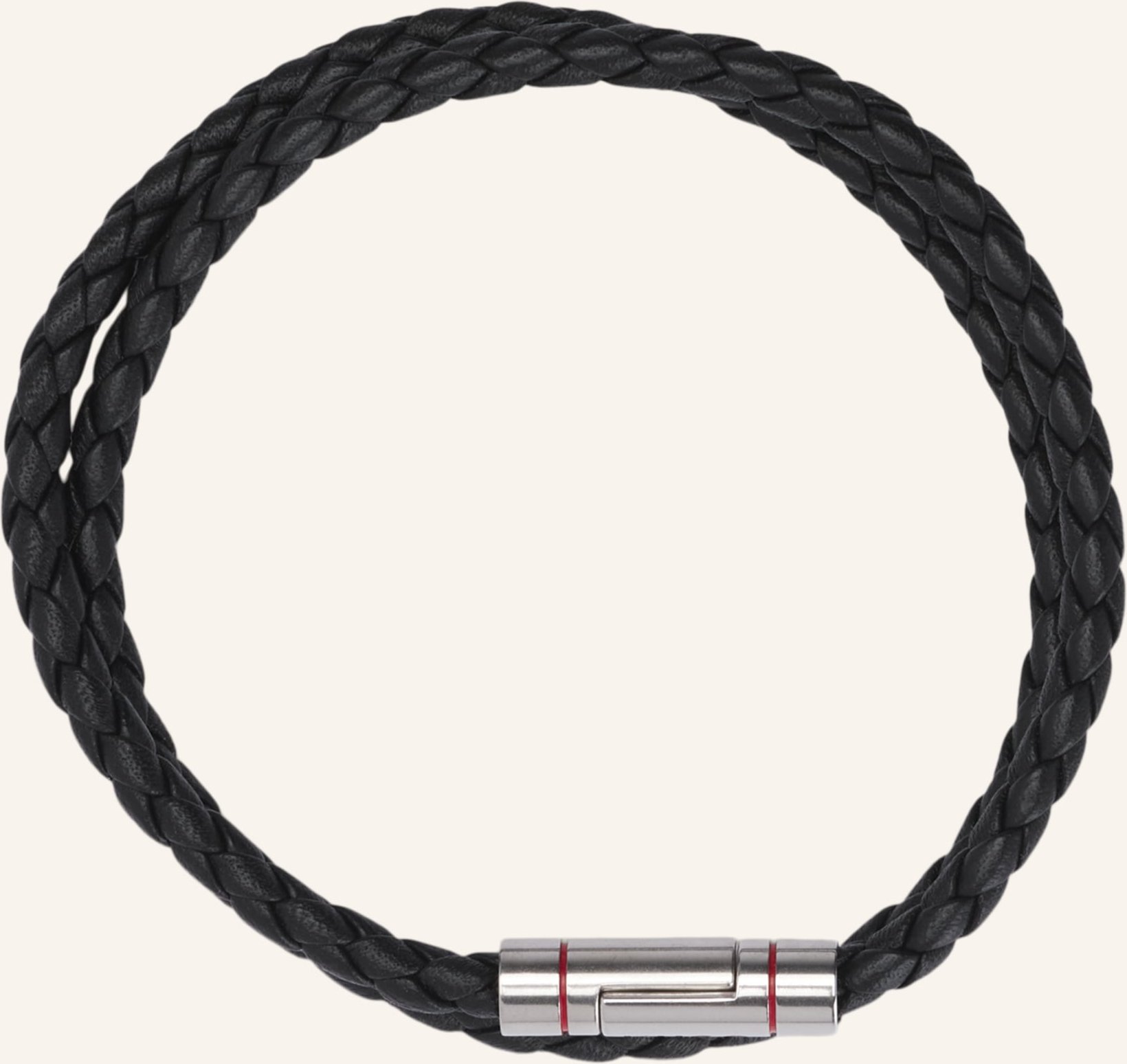 Hugo Armband E-doublebraid2-Bra schwarz