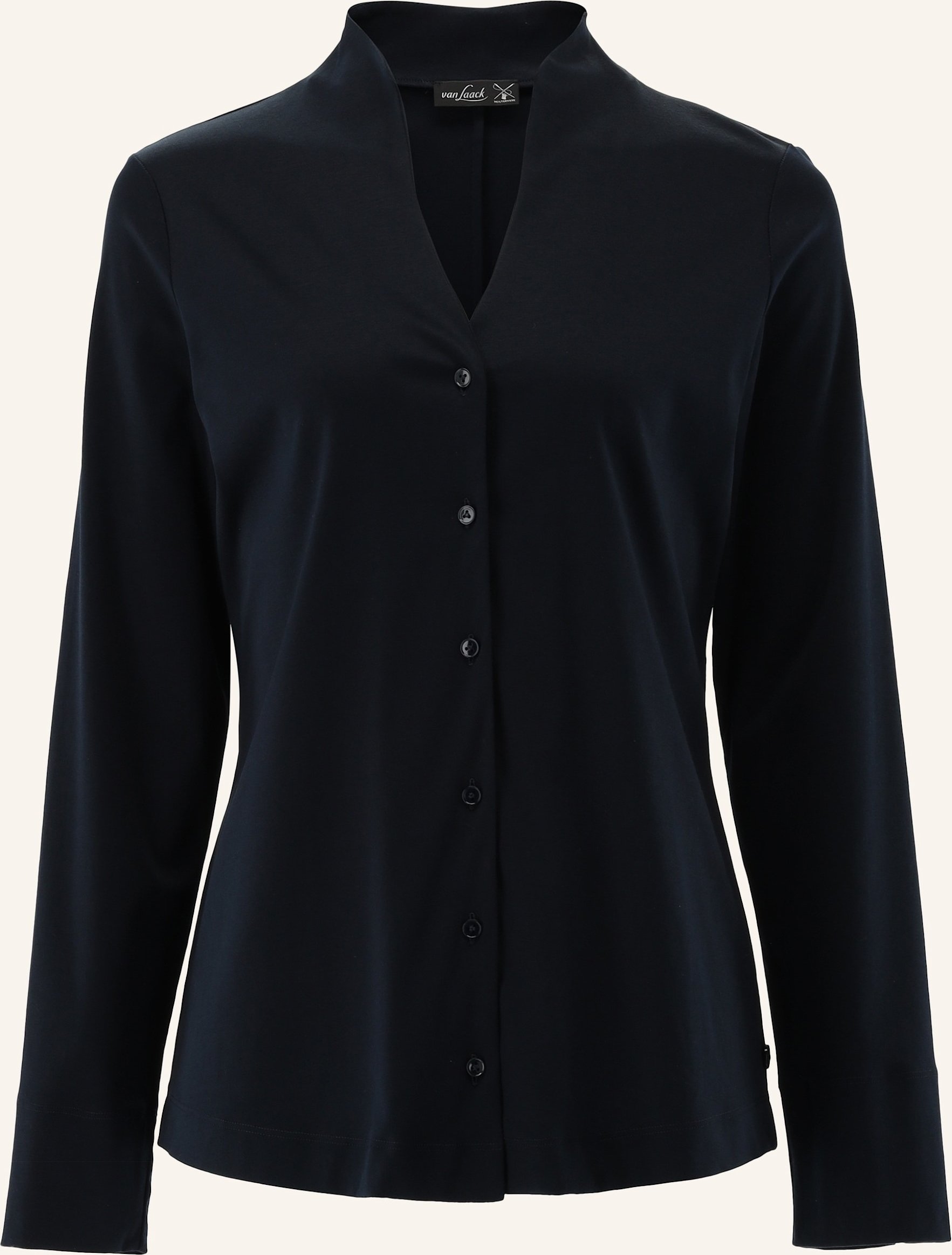 Van Laack Bluse Modern Fit blau