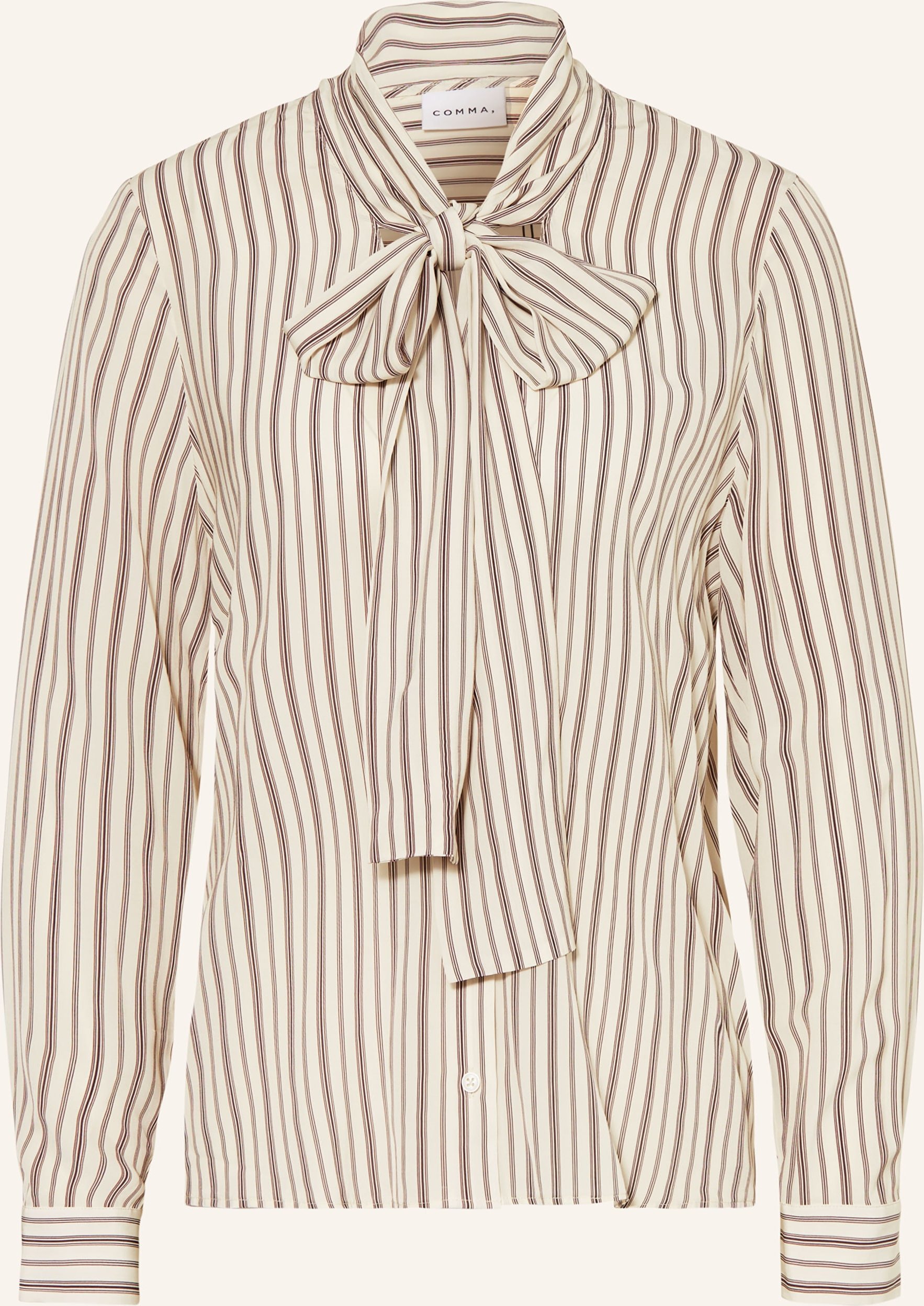 Comma Schluppenbluse weiss