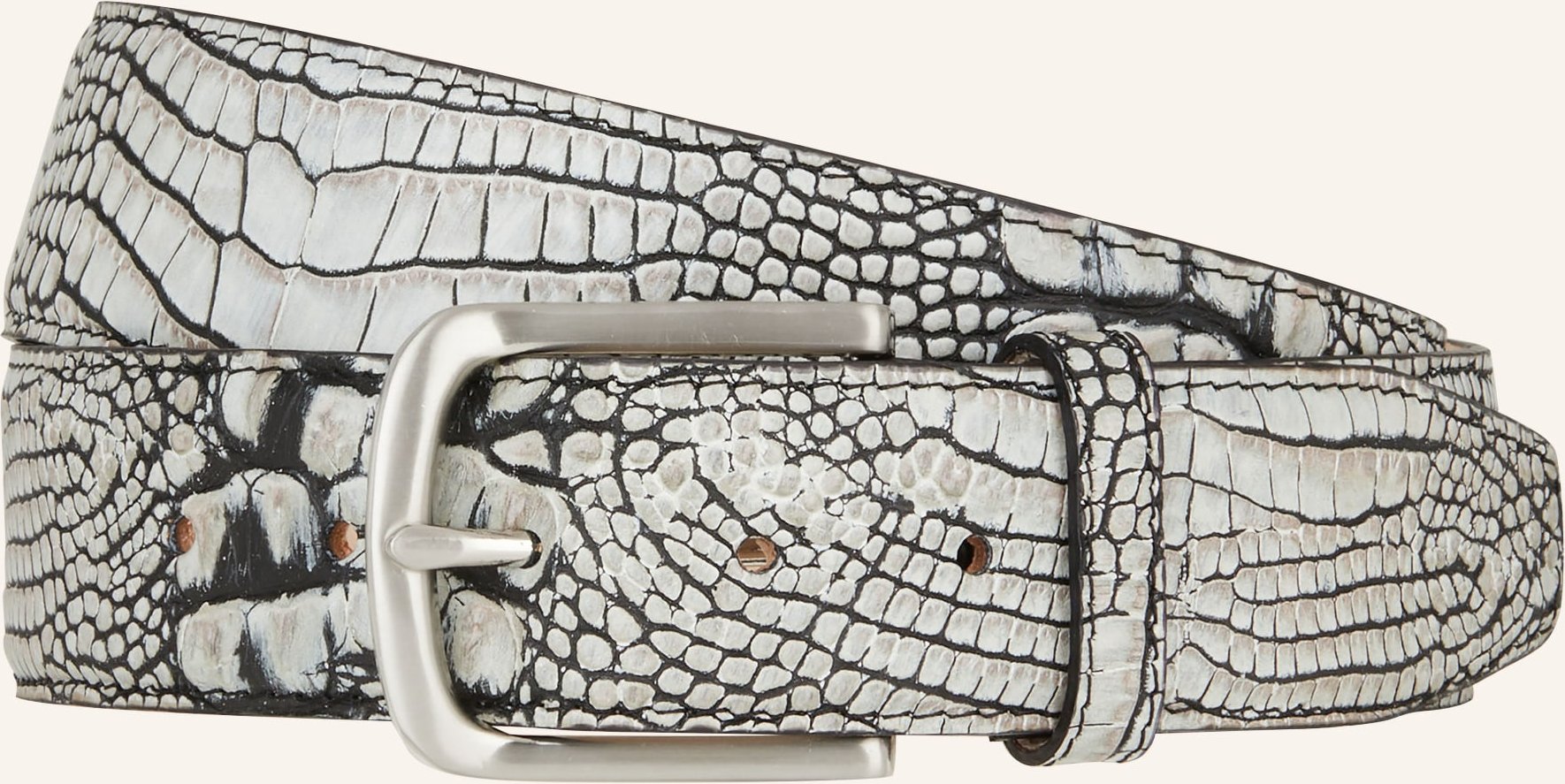 Lindenmann Ledergürtel beige