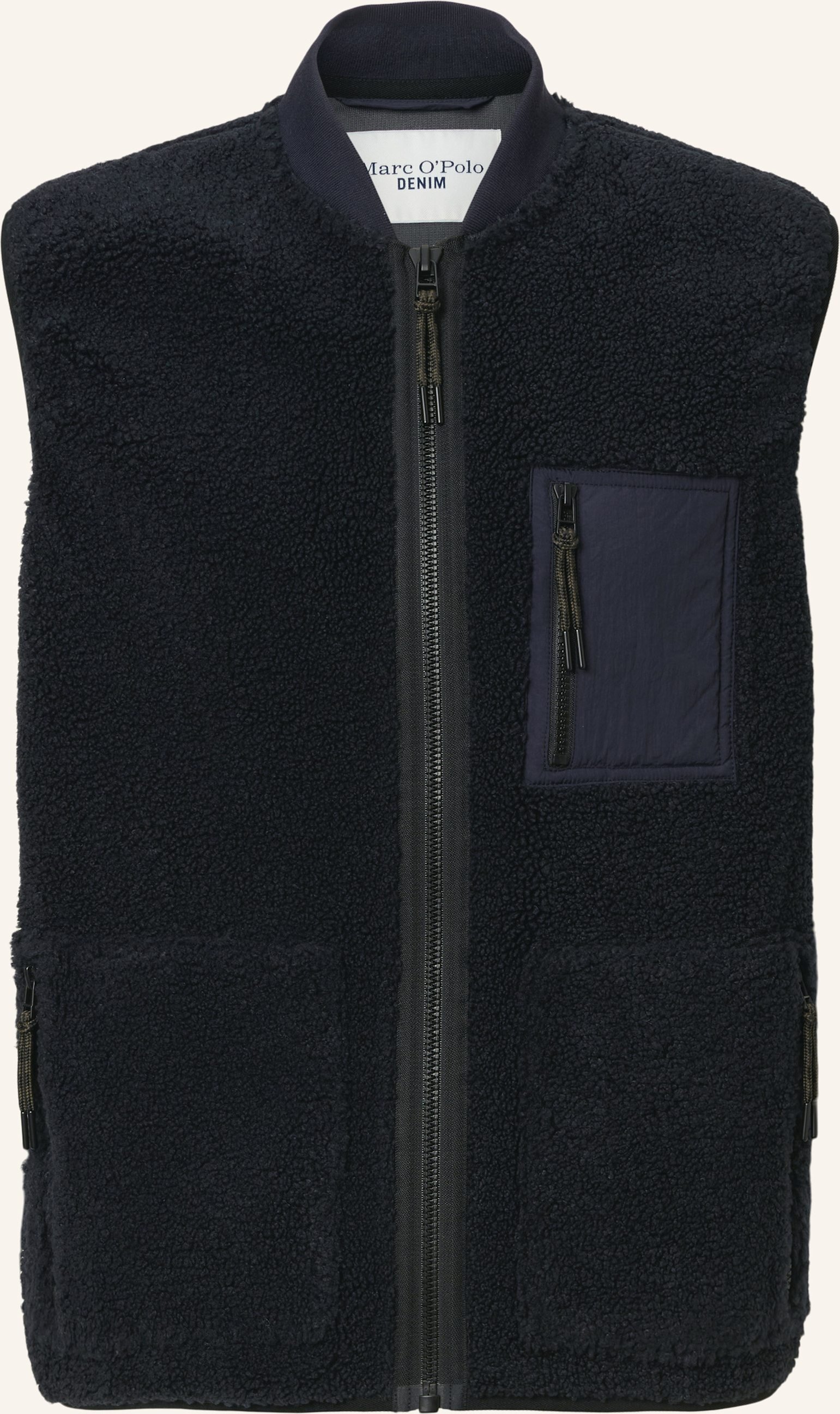 Marc O'polo Denim Teddyweste blau